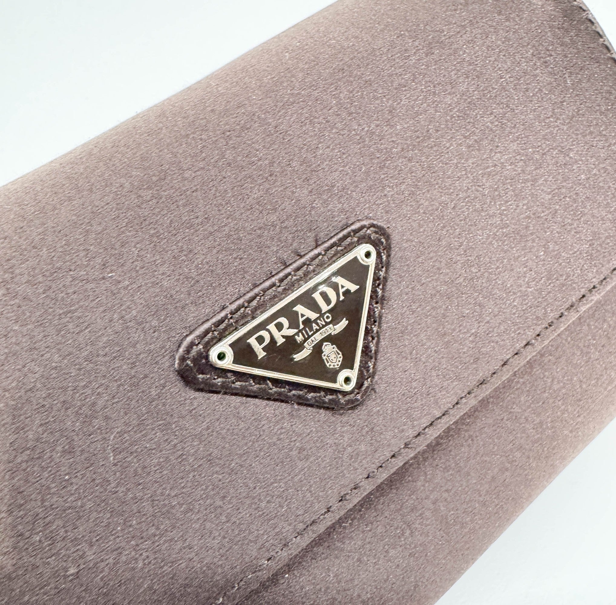 Brown Satin Hand Bag