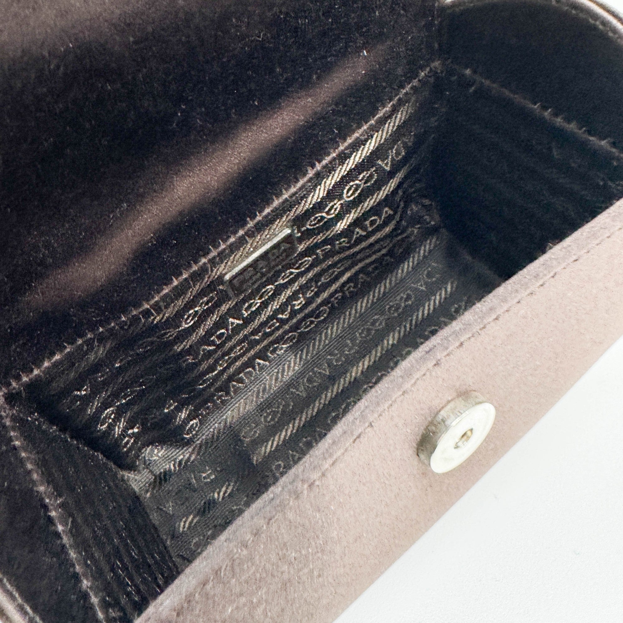 Brown Satin Hand Bag