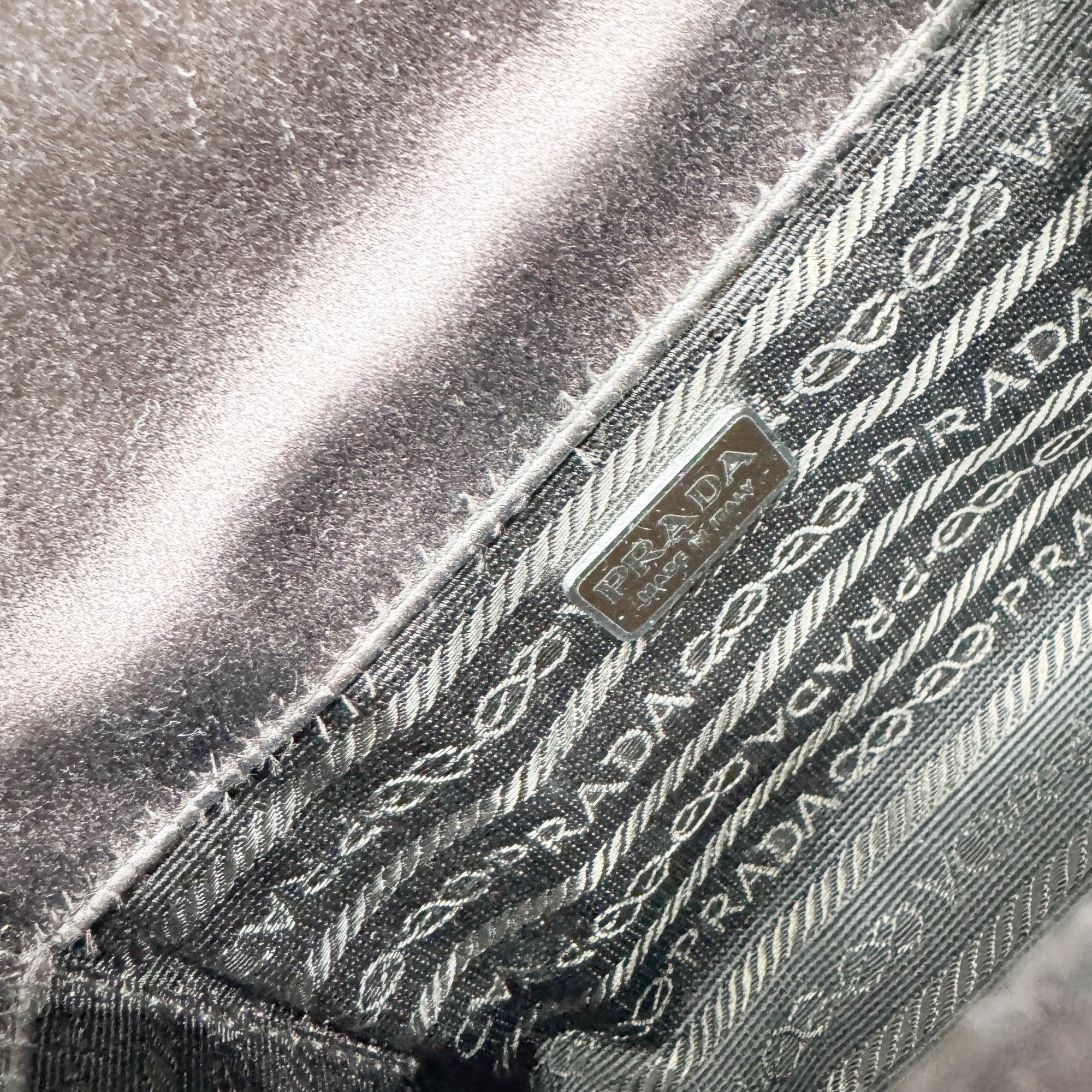 Brown Satin Hand Bag