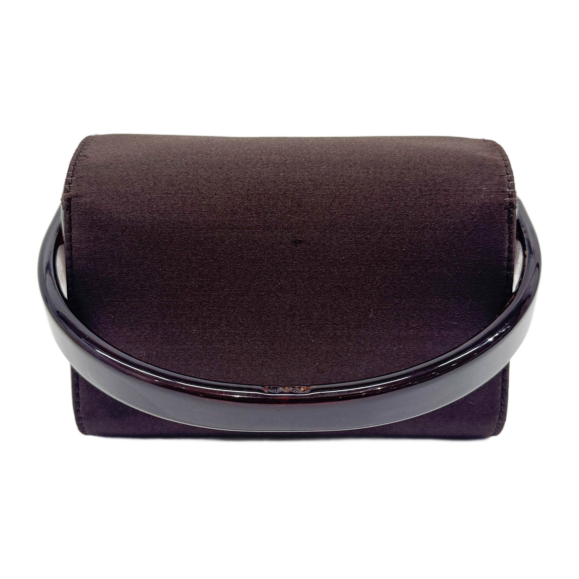Brown Satin Hand Bag