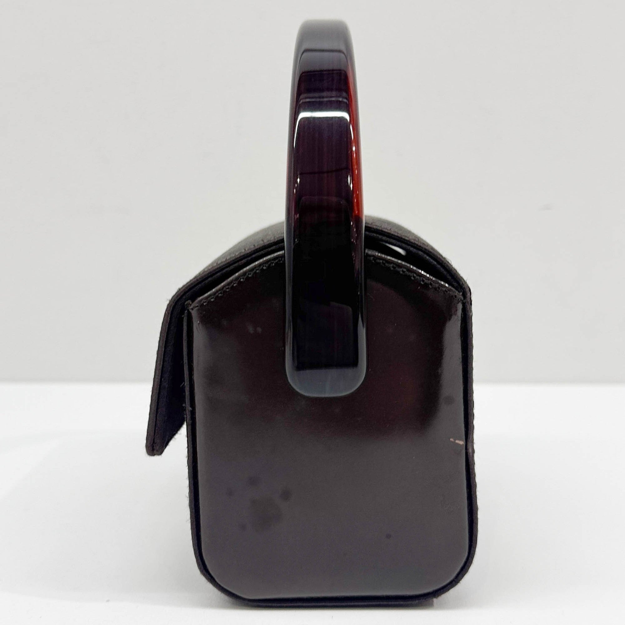 Brown Satin Hand Bag