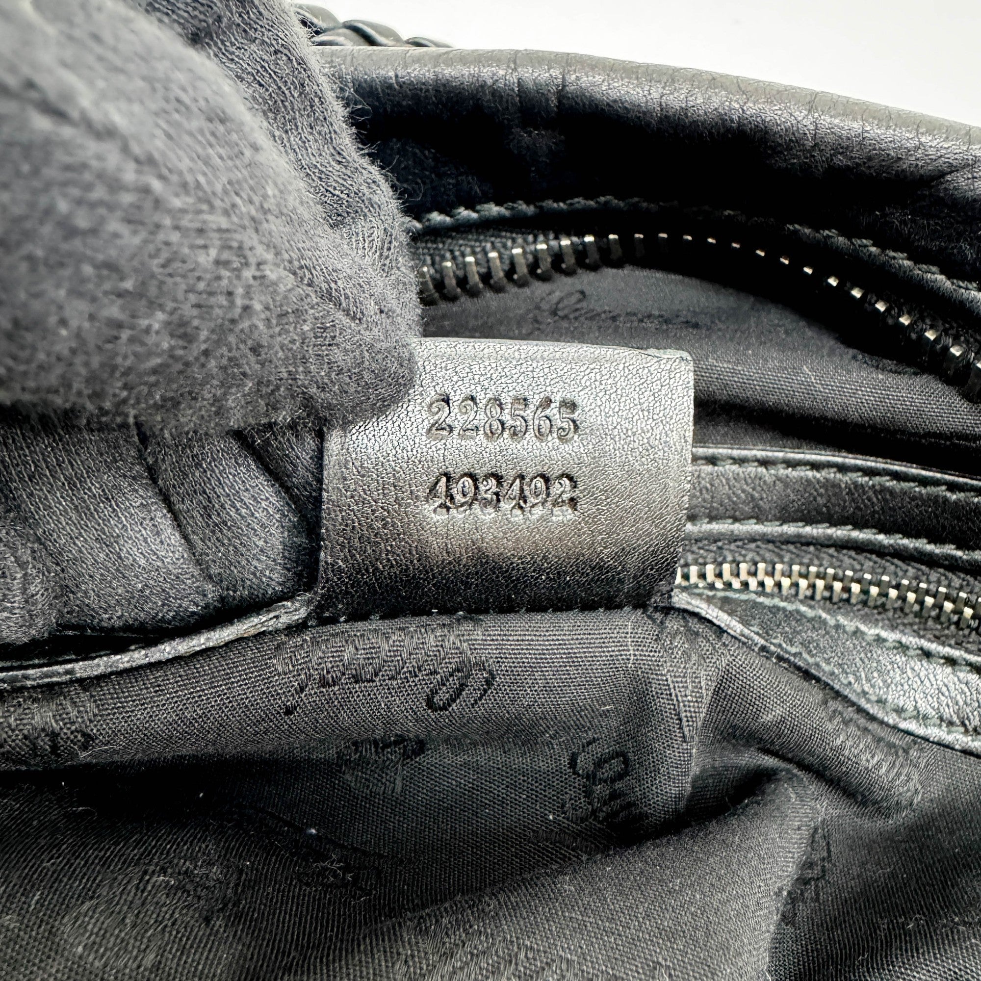 Studded Black Leather Shoulder Bag