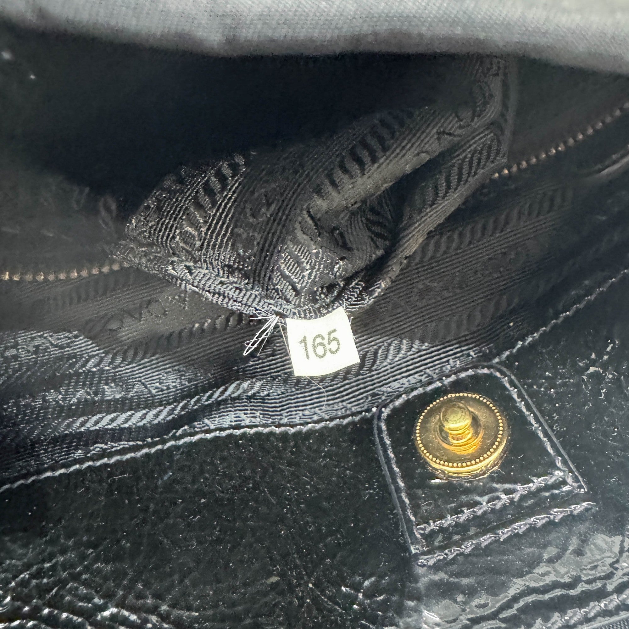 Canapa Bijou Black Nylon Tote Bag