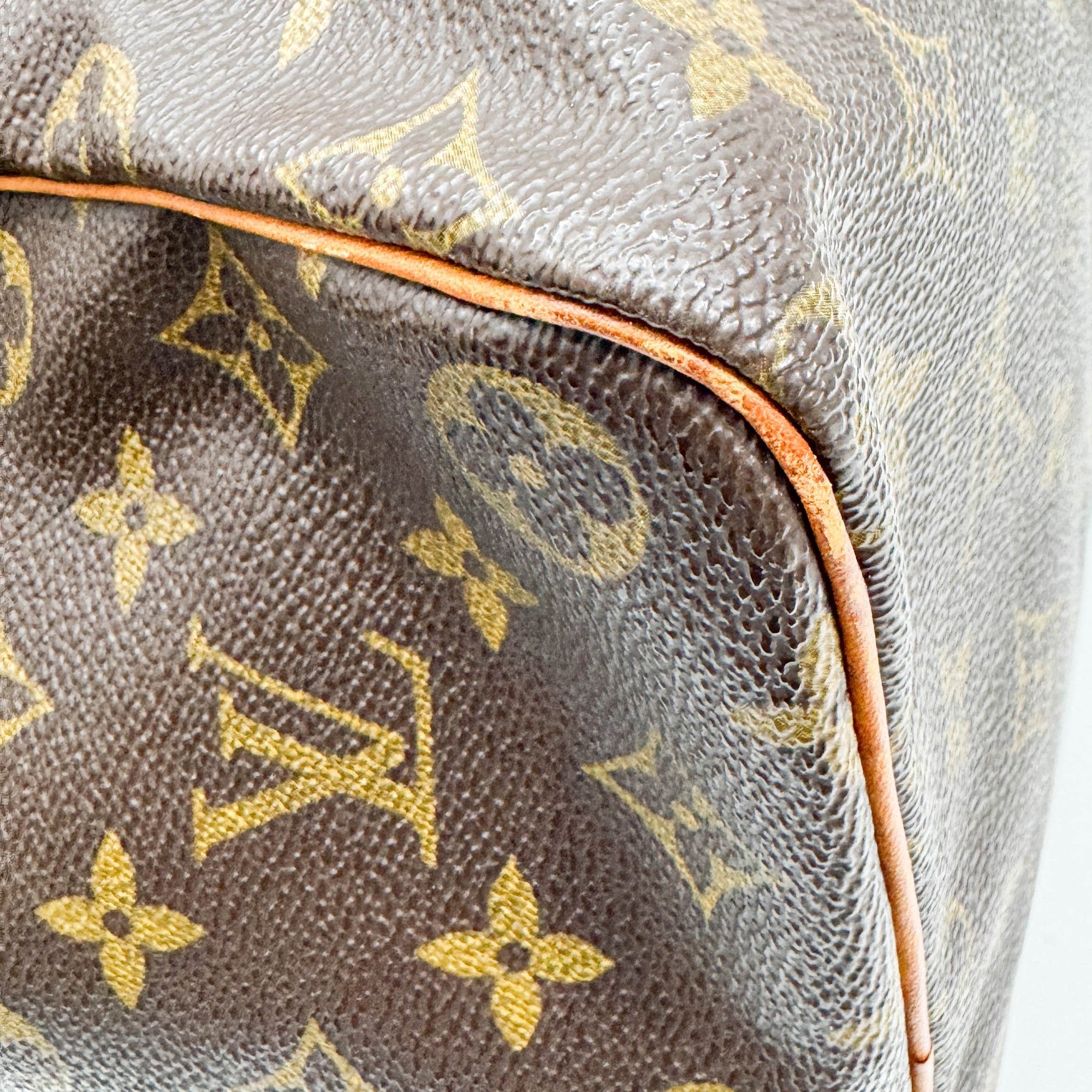 Speedy 40 Brown Monogram Canvas Hand Bag