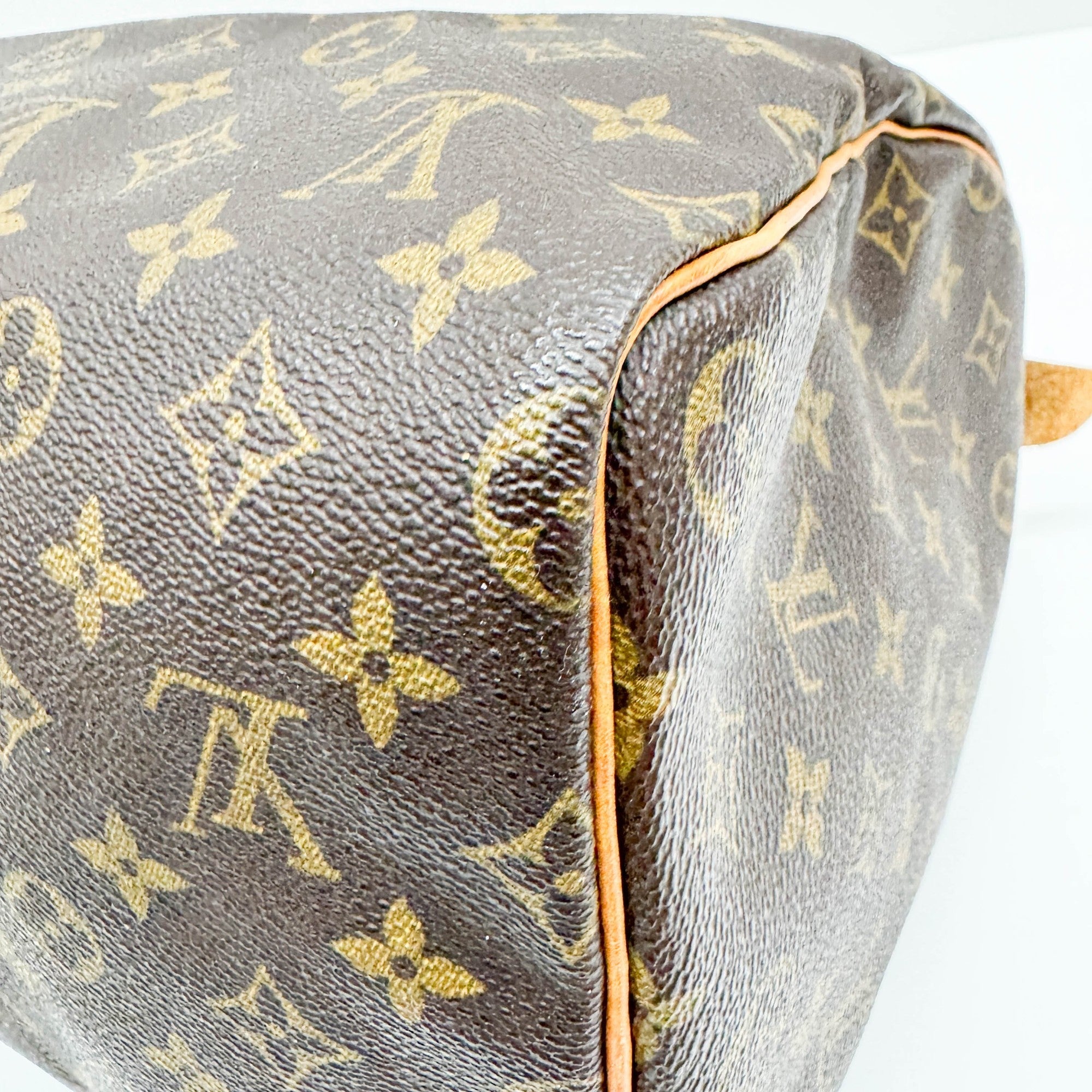 Speedy 40 Brown Monogram Canvas Hand Bag