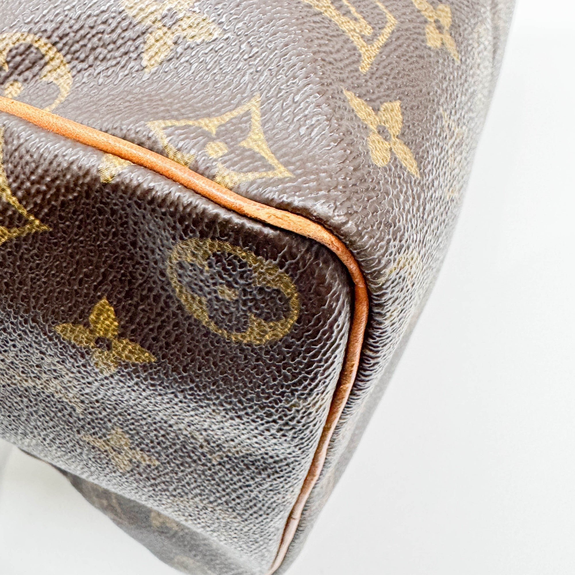 Speedy 40 Brown Monogram Canvas Hand Bag