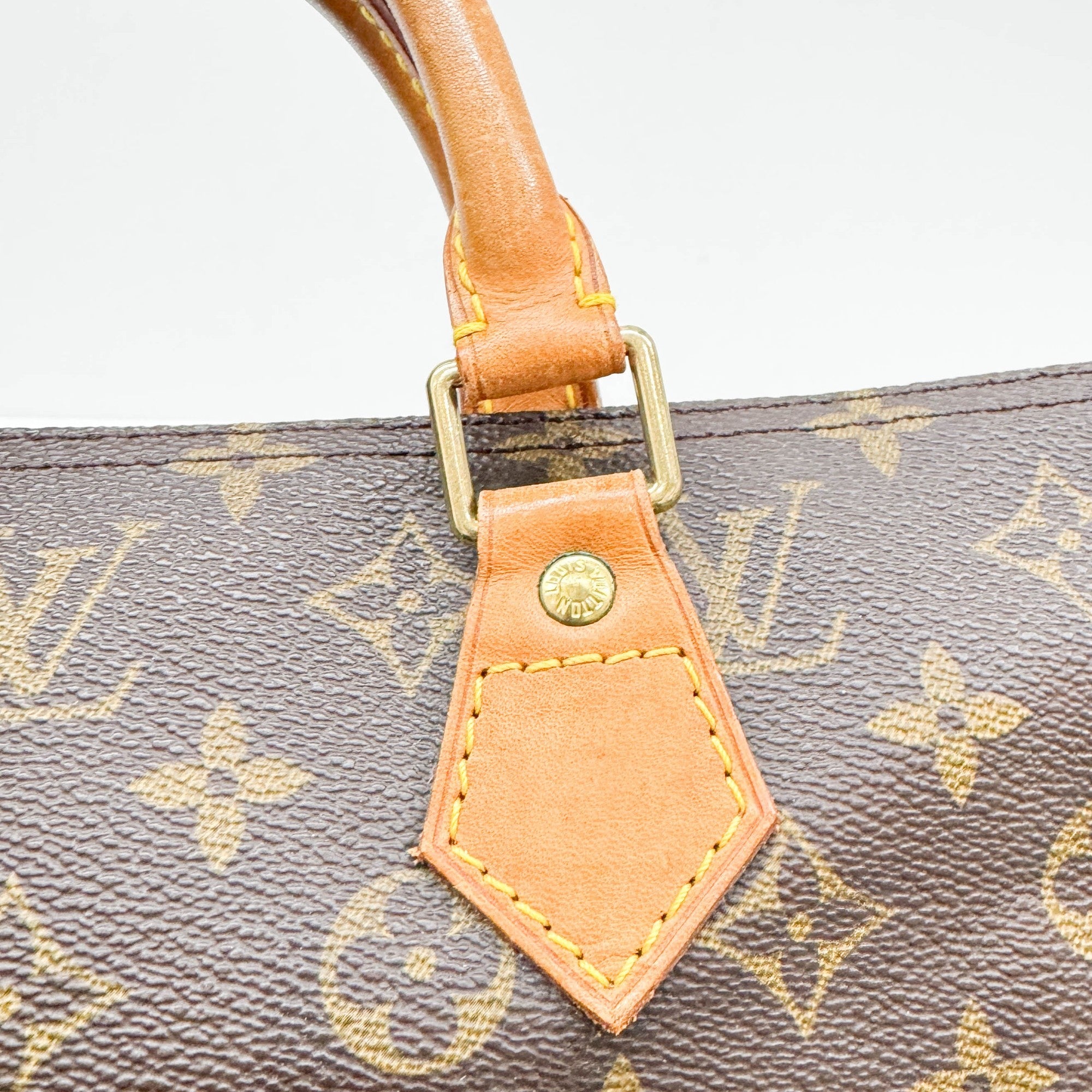 Speedy 40 Brown Monogram Canvas Hand Bag