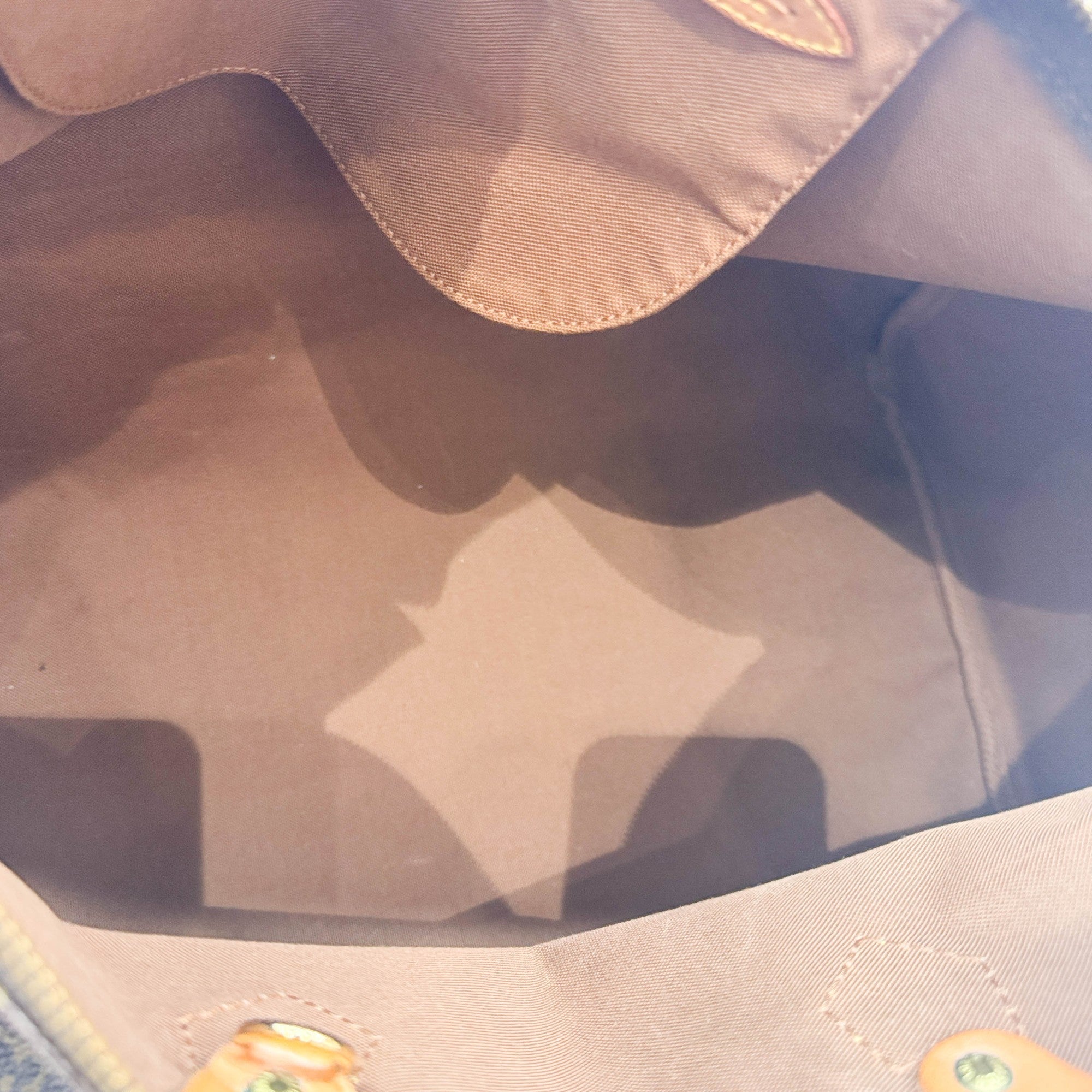 Speedy 40 Brown Monogram Canvas Hand Bag