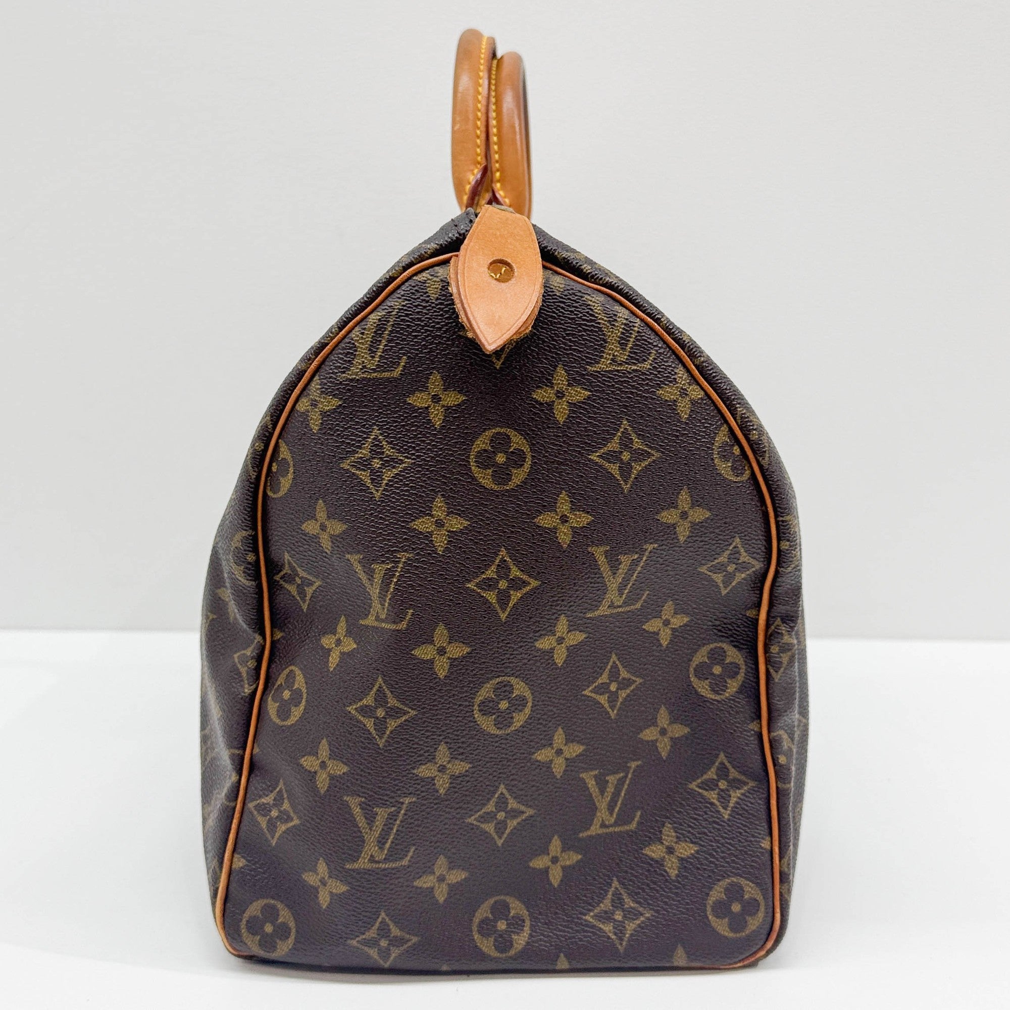 Speedy 40 Brown Monogram Canvas Hand Bag