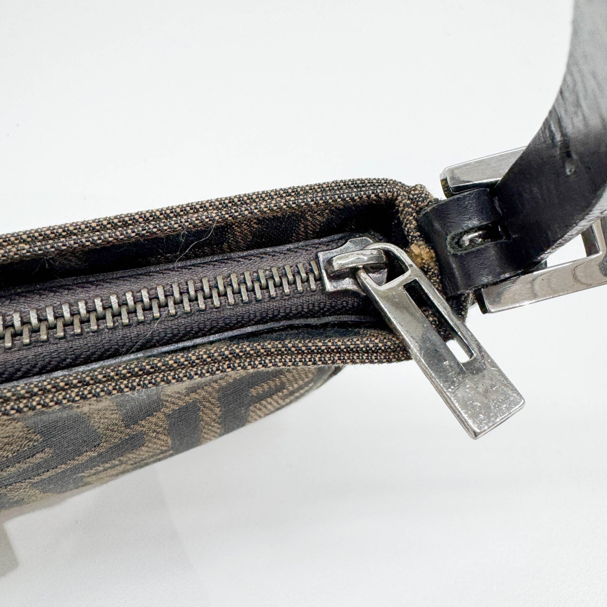 Brown Zucca Canvas Shoulder Bag