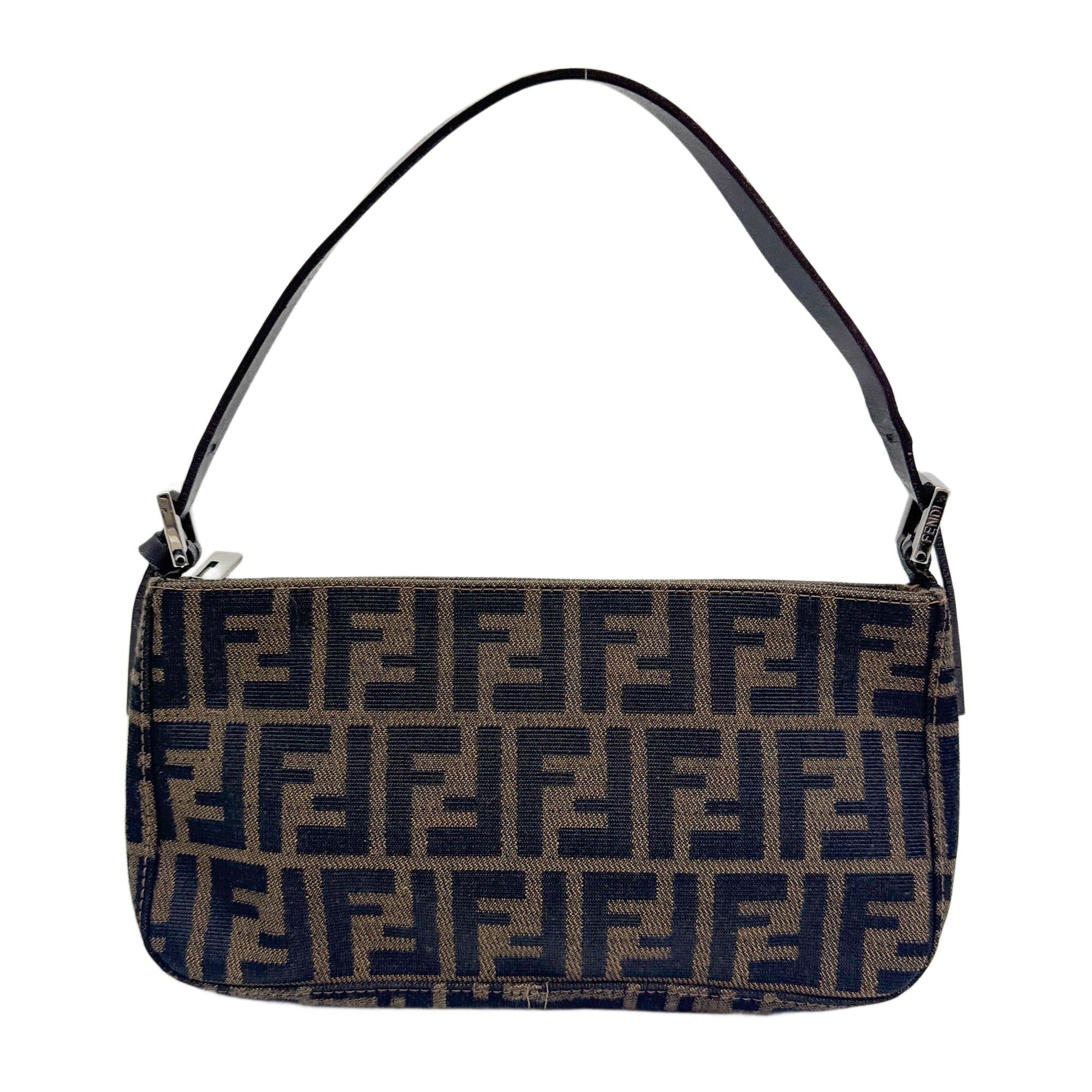 Brown Zucca Canvas Shoulder Bag