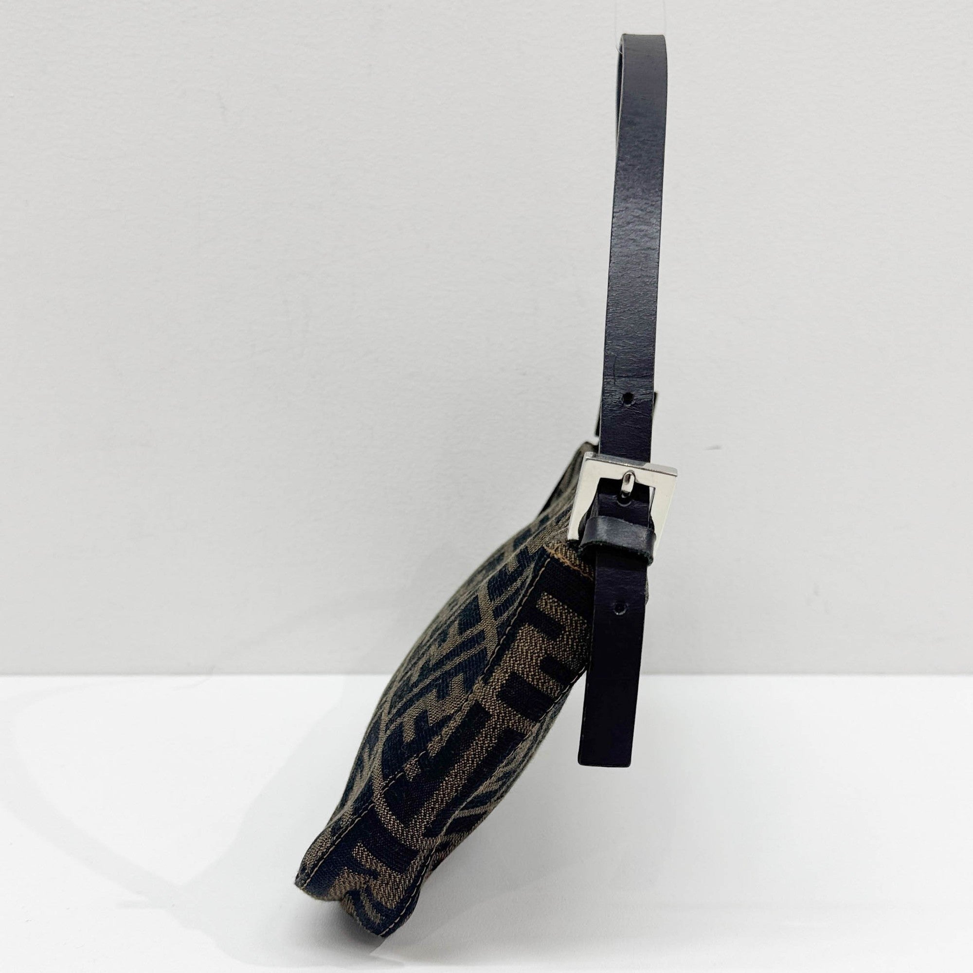 Brown Zucca Canvas Shoulder Bag