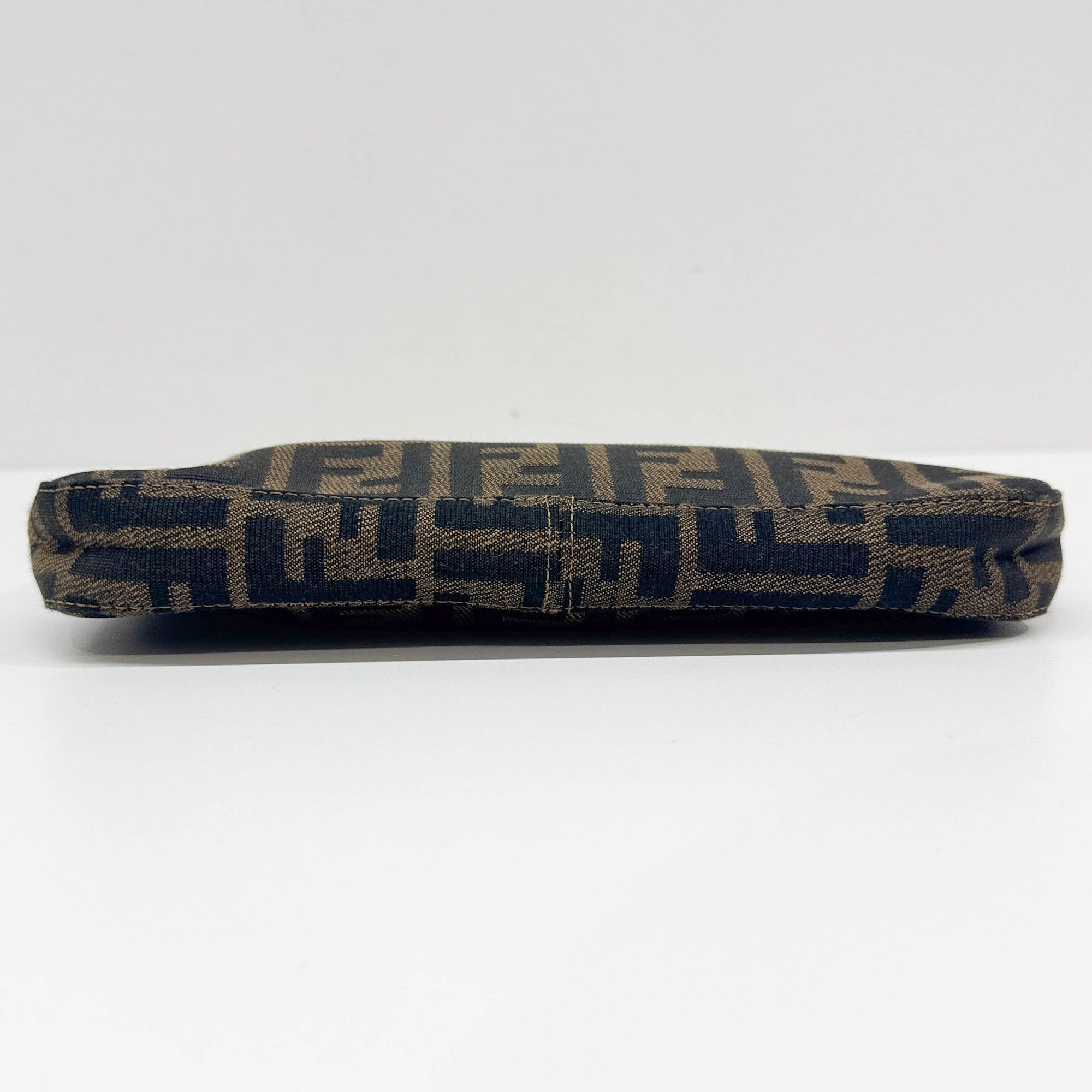 Brown Zucca Canvas Shoulder Bag