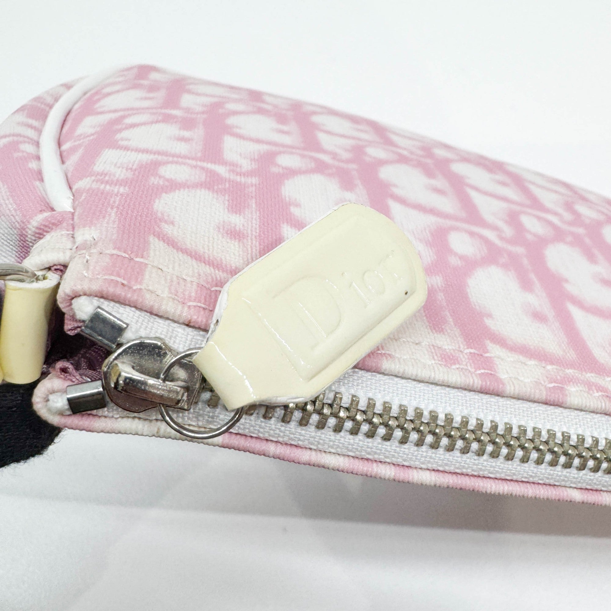 Saddle Pouch Pink Trotter Canvas Shoulder Bag