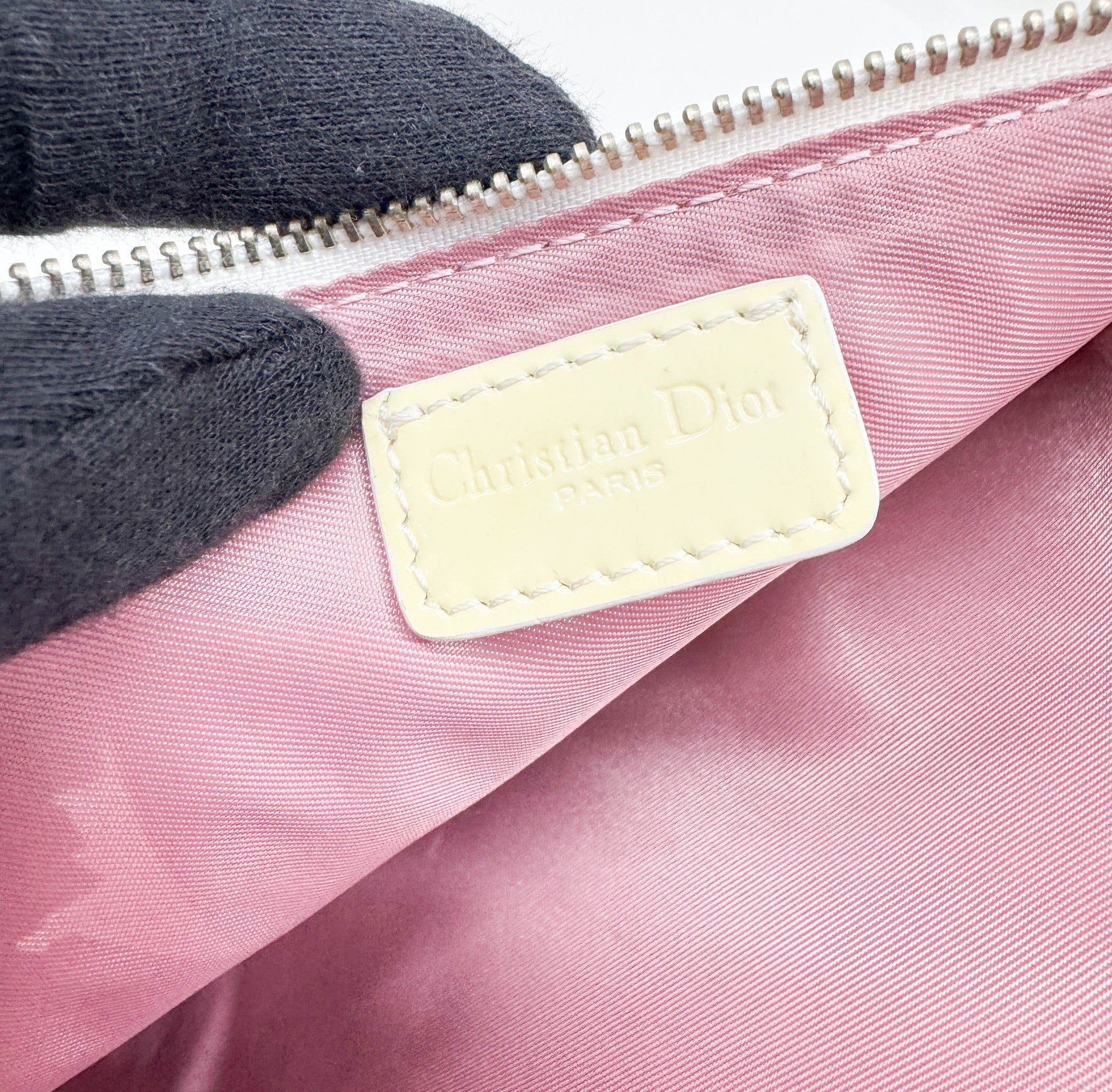 Saddle Pouch Pink Trotter Canvas Shoulder Bag