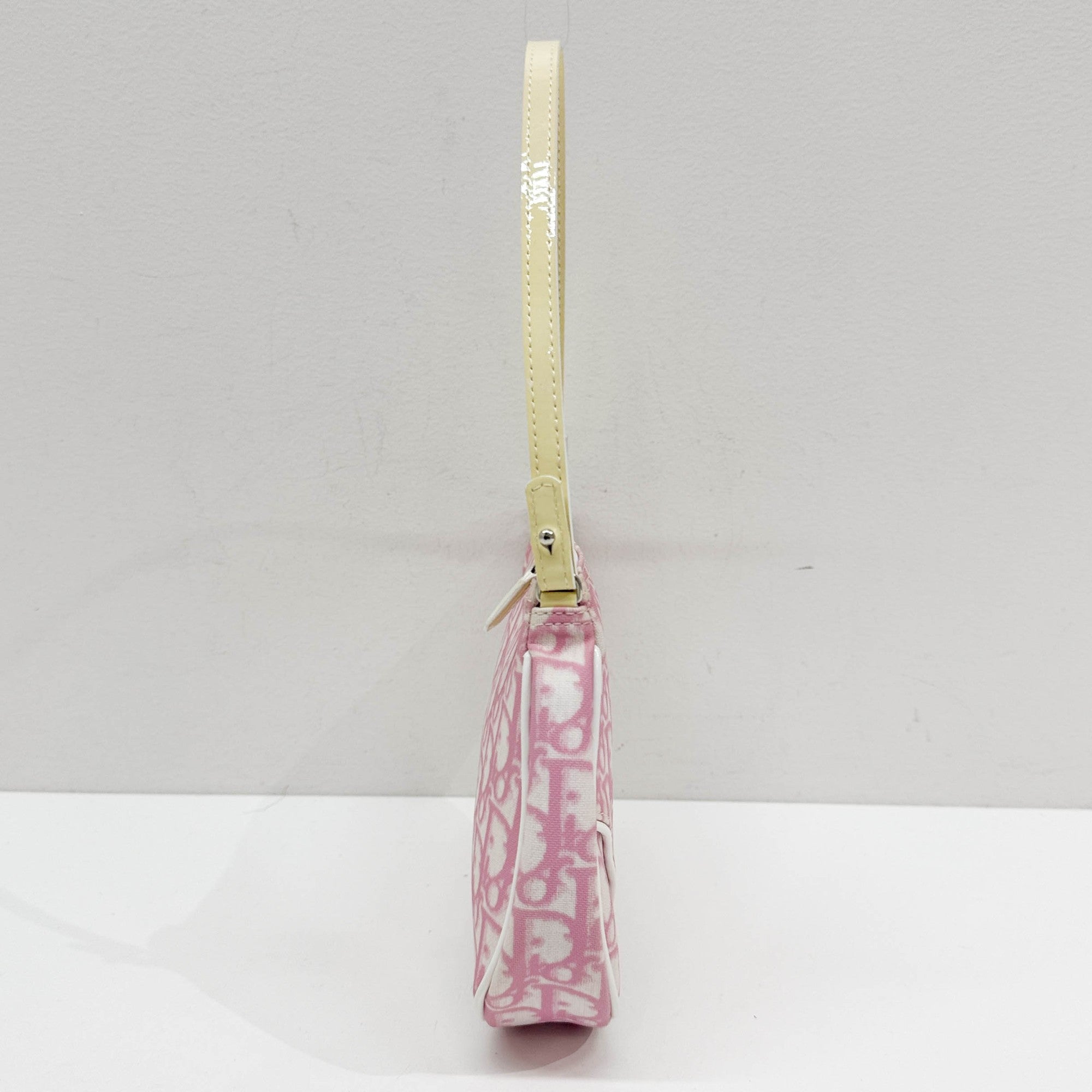 Saddle Pouch Pink Trotter Canvas Shoulder Bag