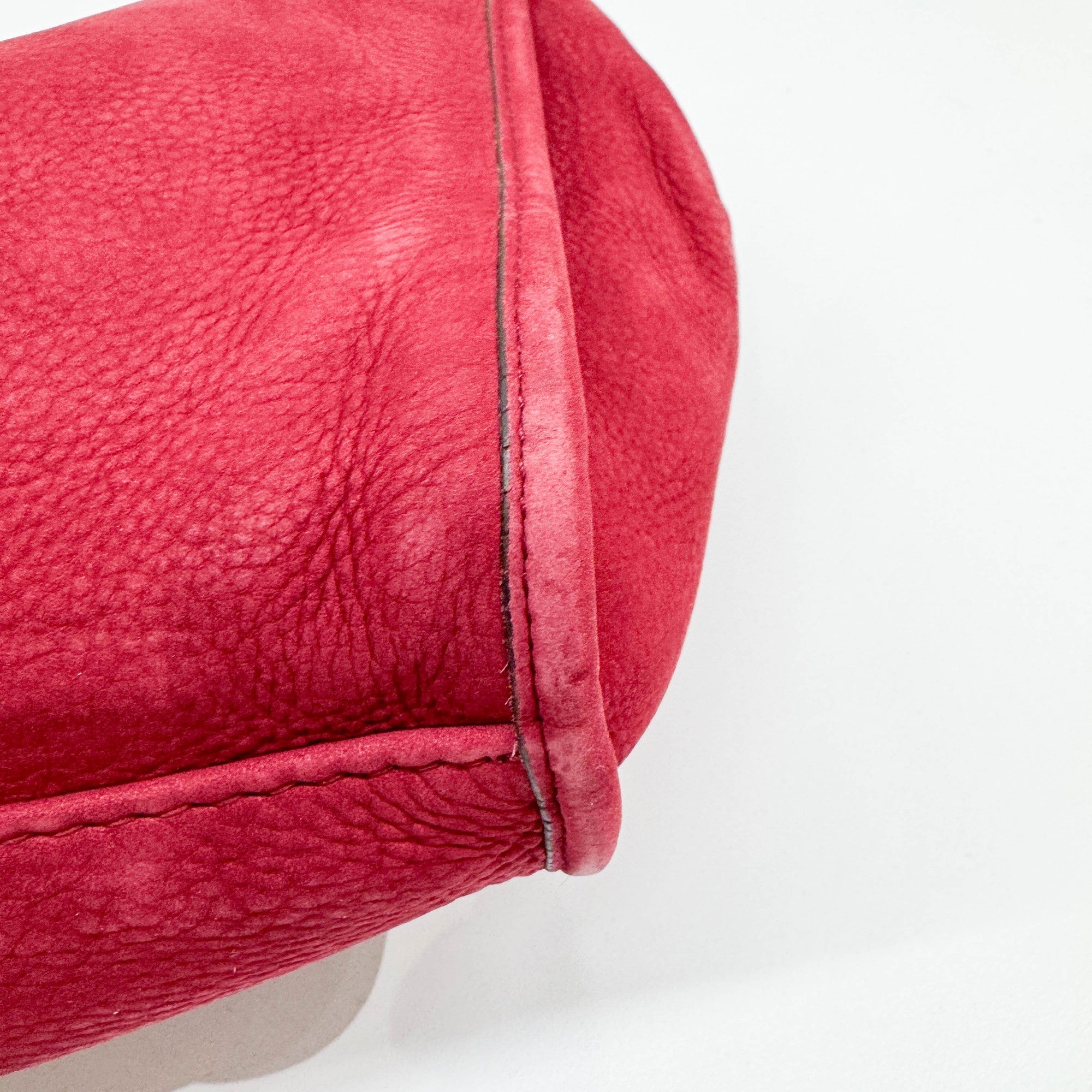 Stirrup Cherry Leather Shoulder Bag