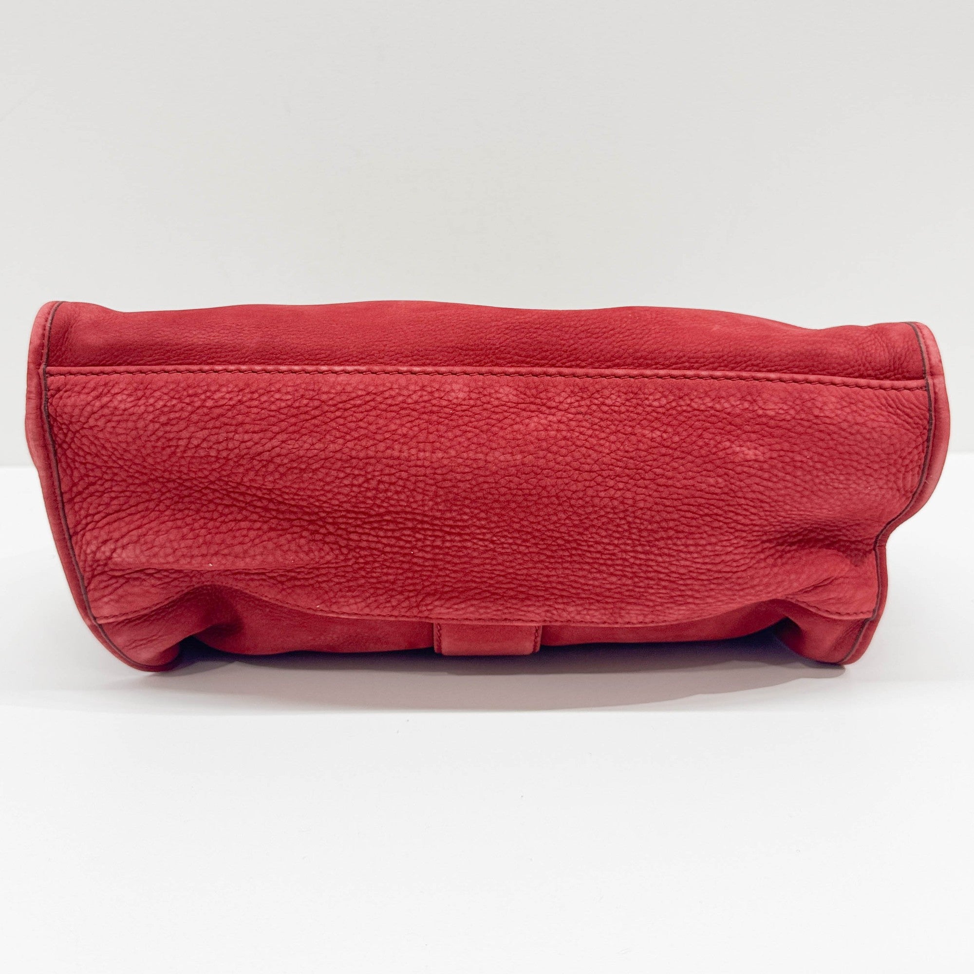 Stirrup Cherry Leather Shoulder Bag