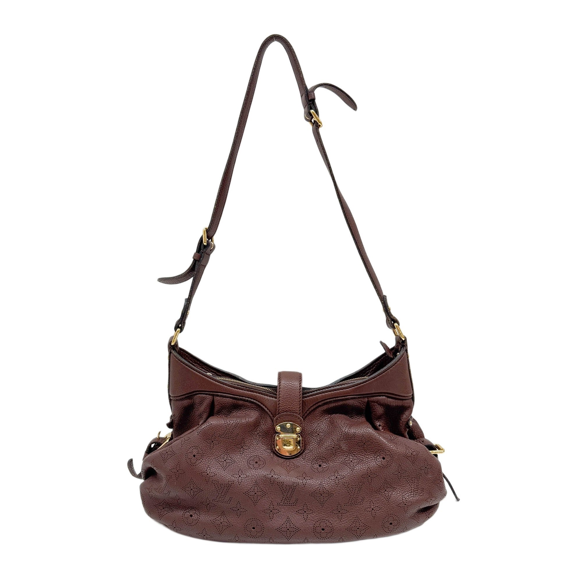 Mahina Brown Leather Crossbody Bag