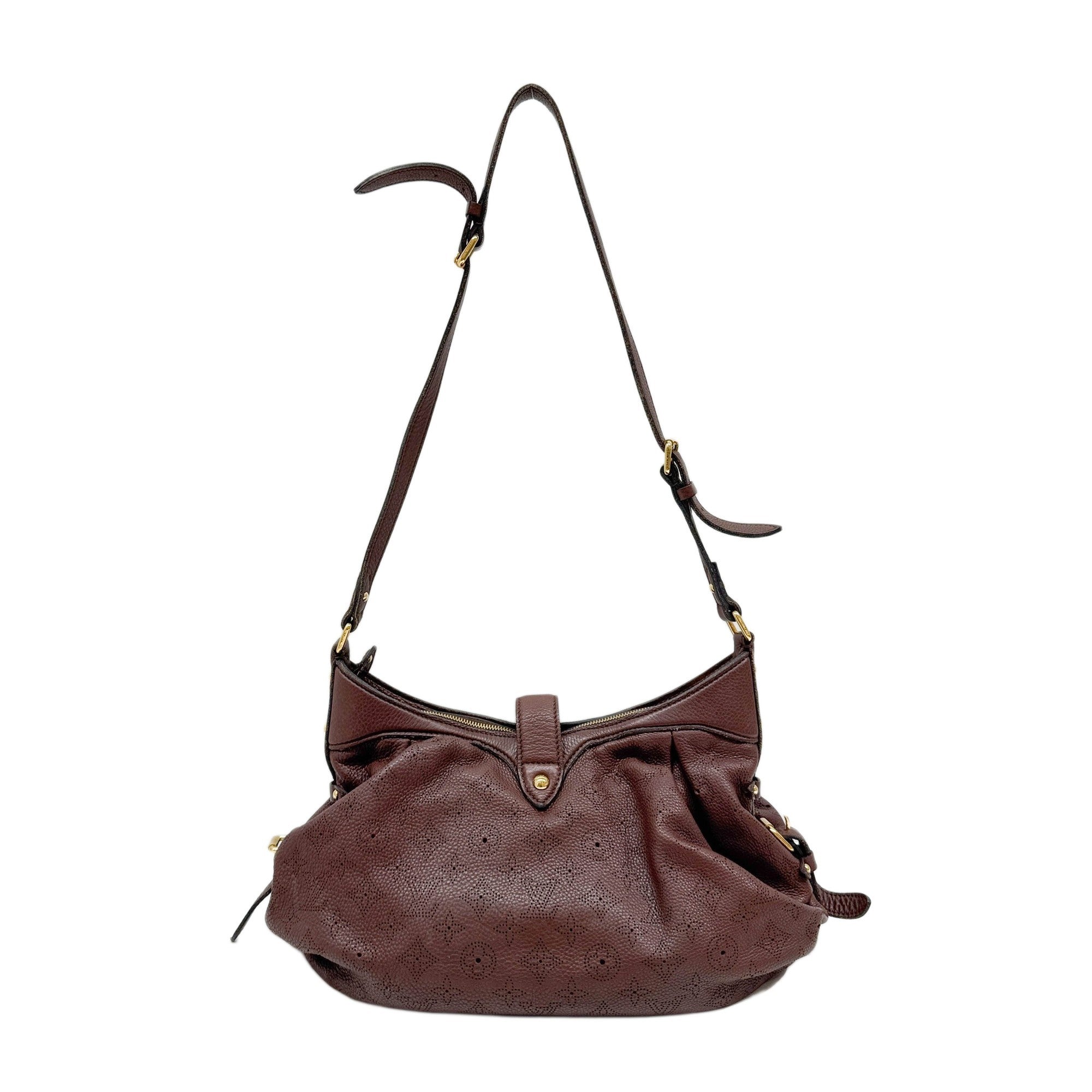 Mahina Brown Leather Crossbody Bag