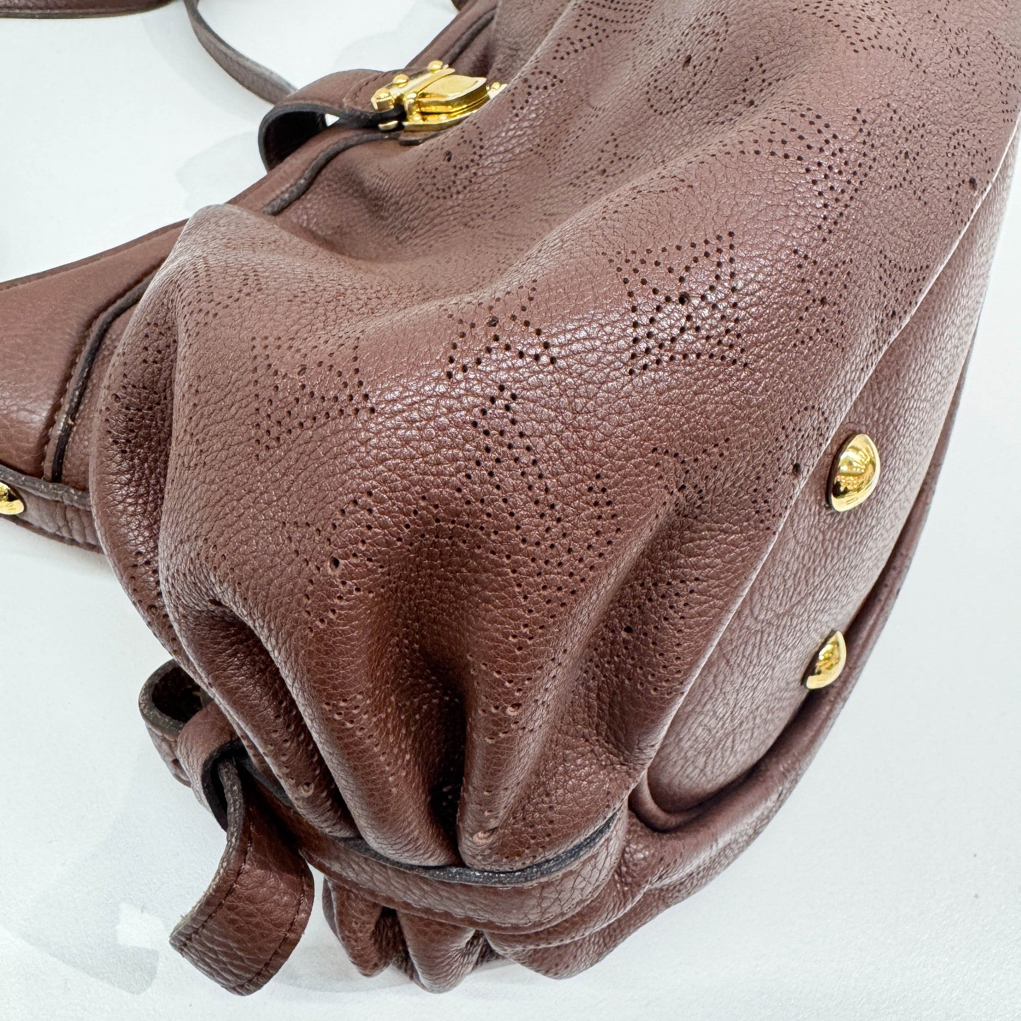 Mahina Brown Leather Crossbody Bag