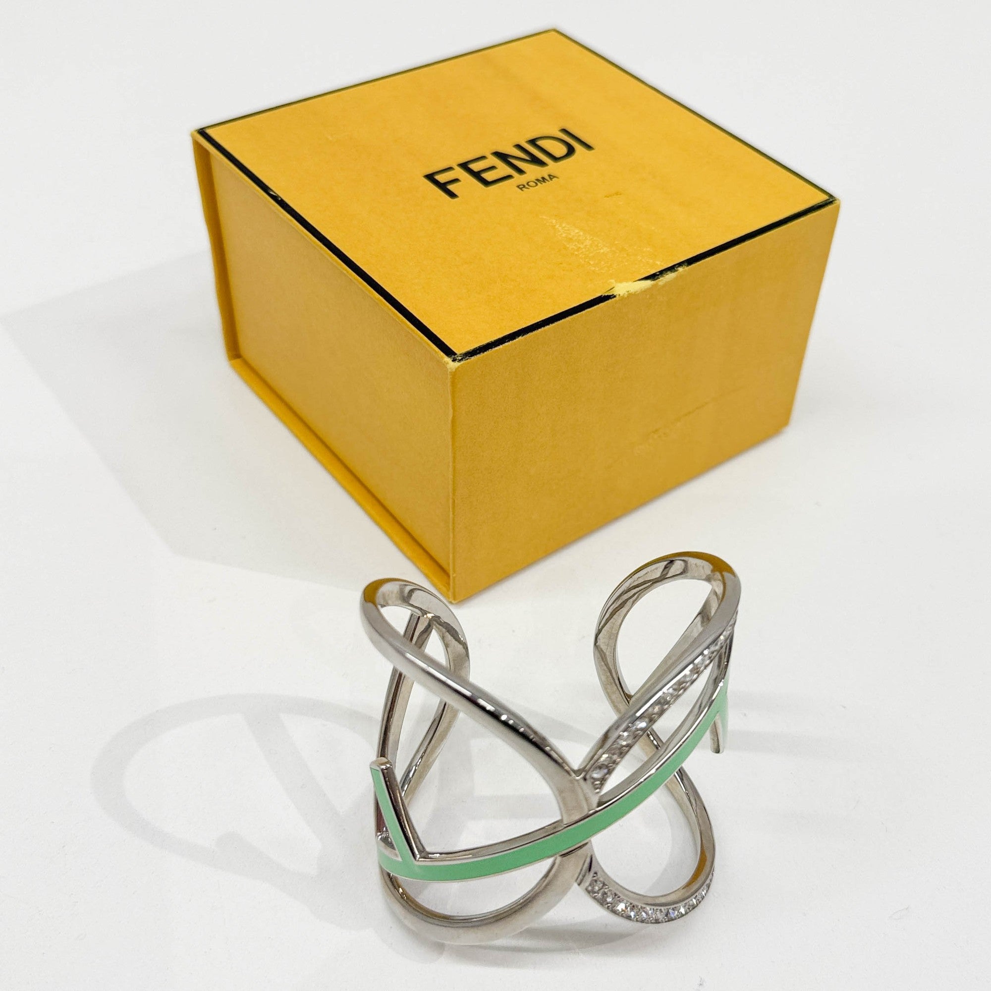 Silver Bejewelled Bangle