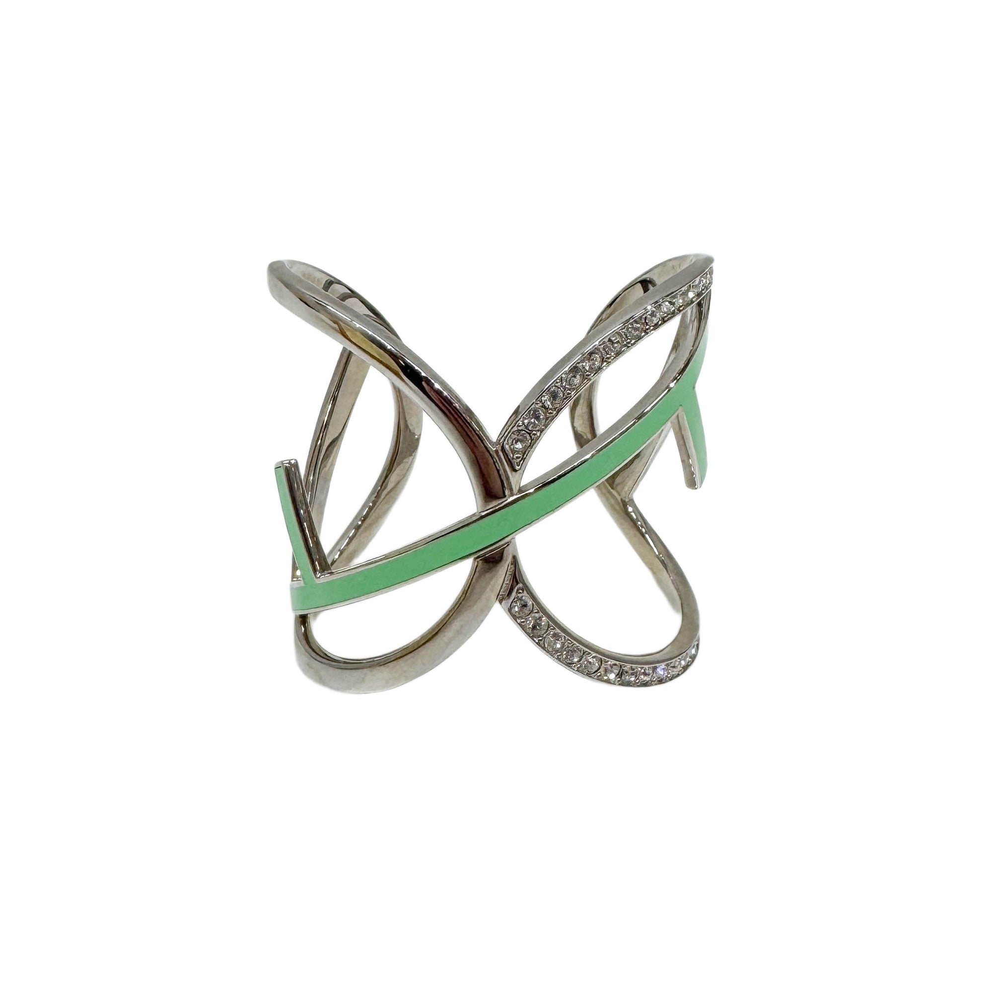 Silver Bejewelled Bangle