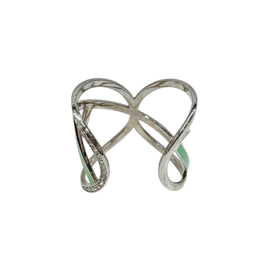 Silver Bejewelled Bangle