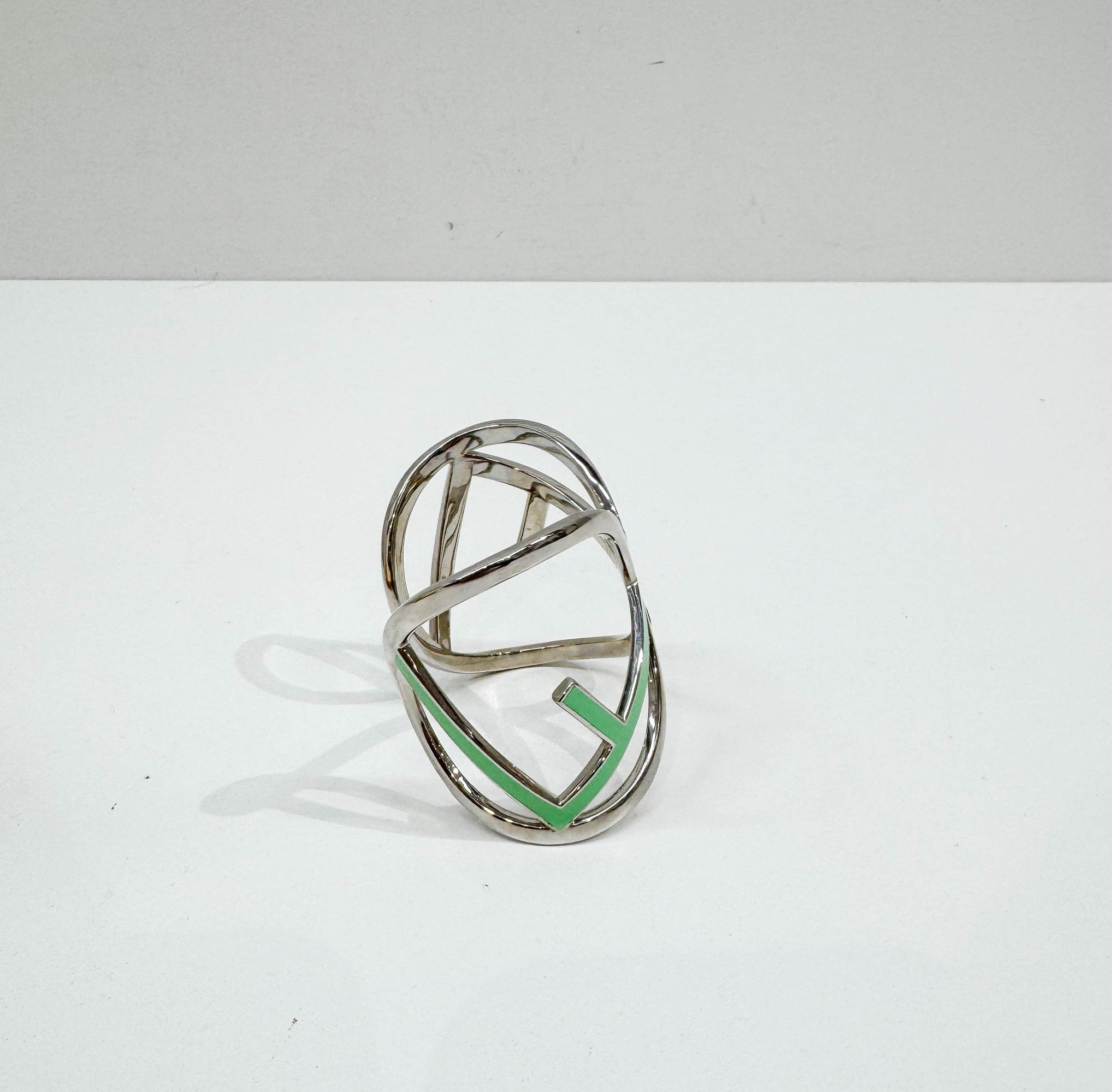 Silver Bejewelled Bangle