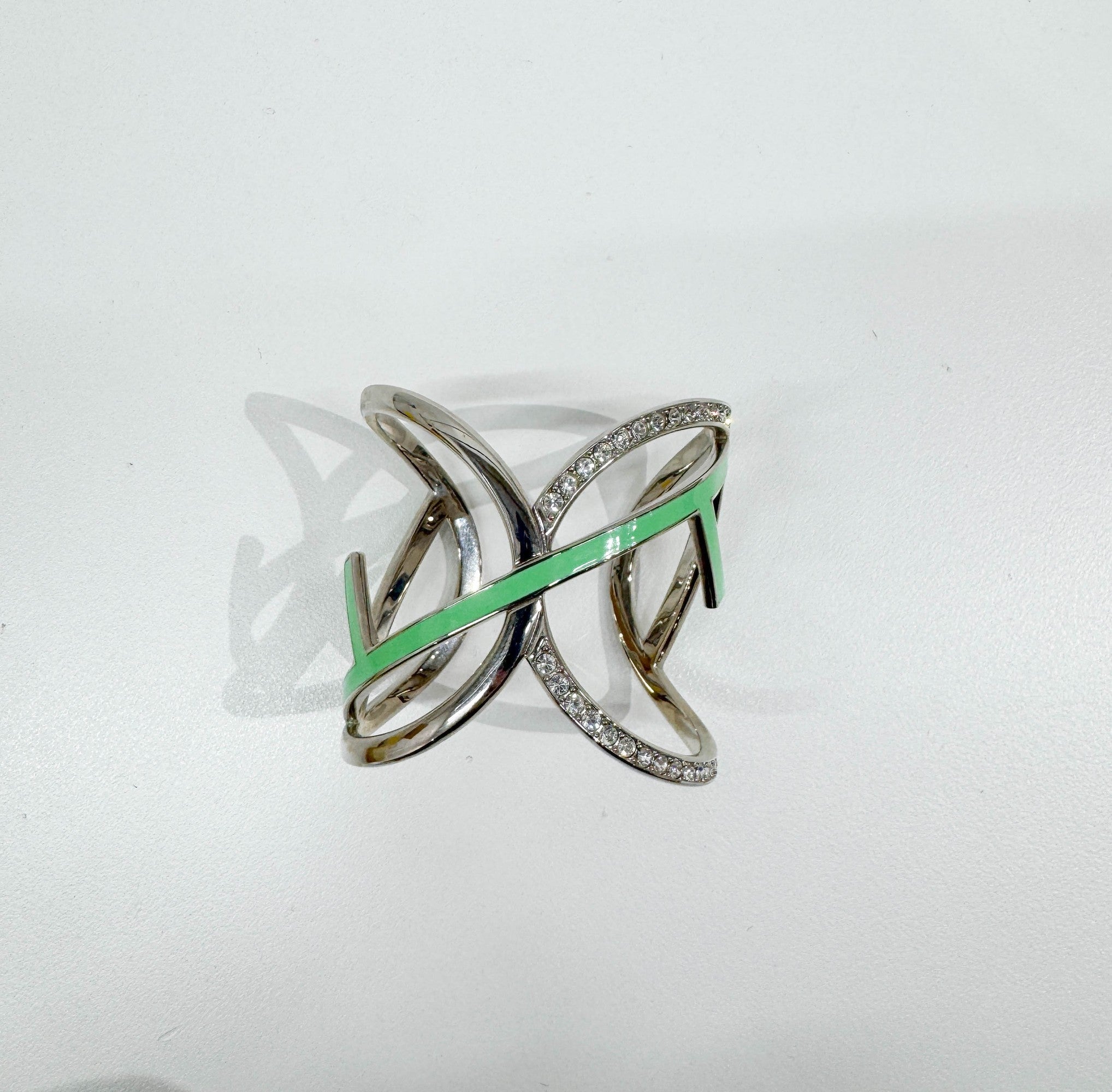 Silver Bejewelled Bangle