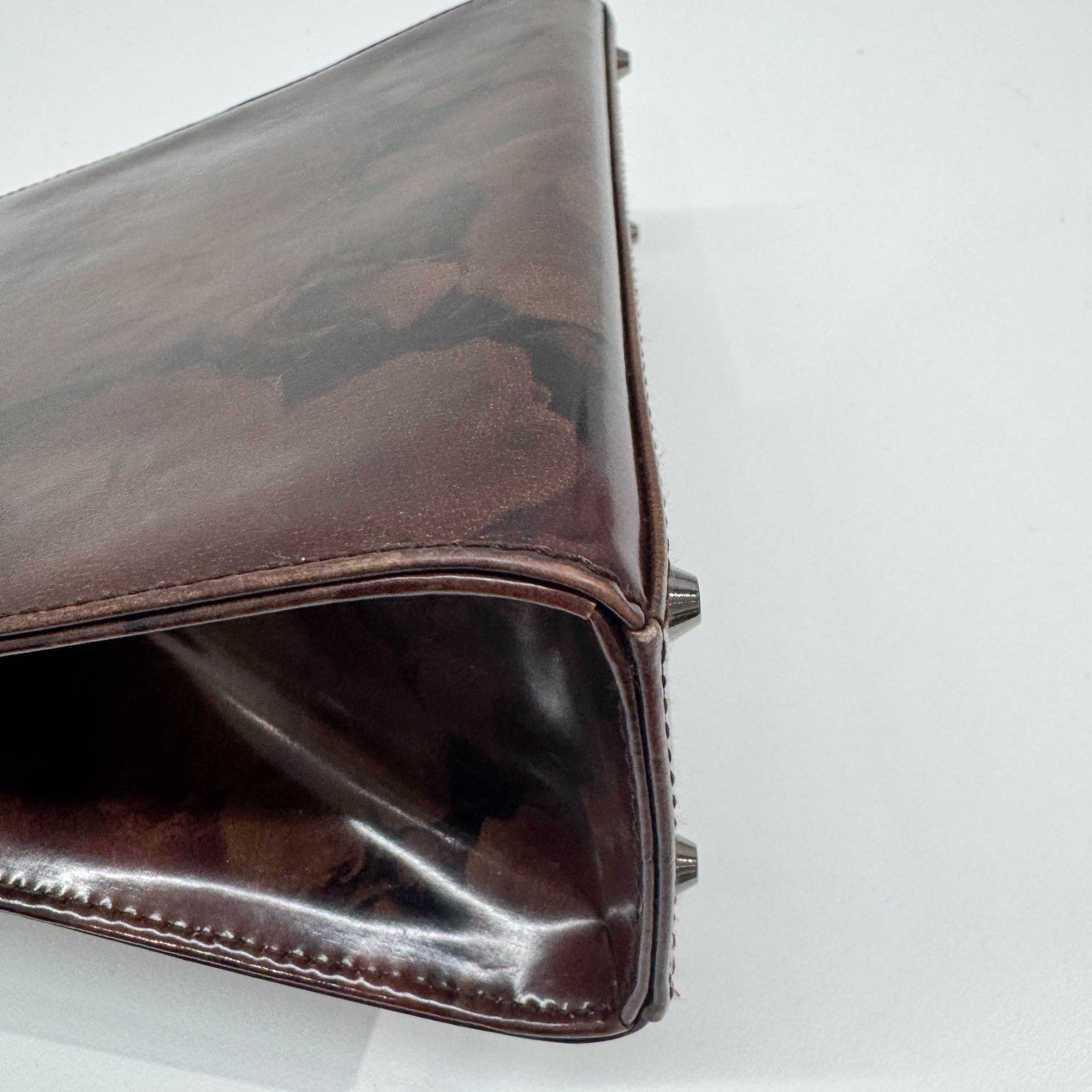 Multicolor Floral Leather Hand Bag