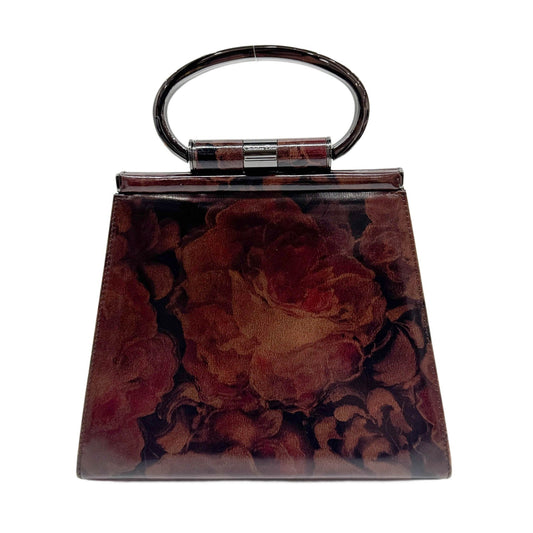 Multicolor Floral Leather Hand Bag