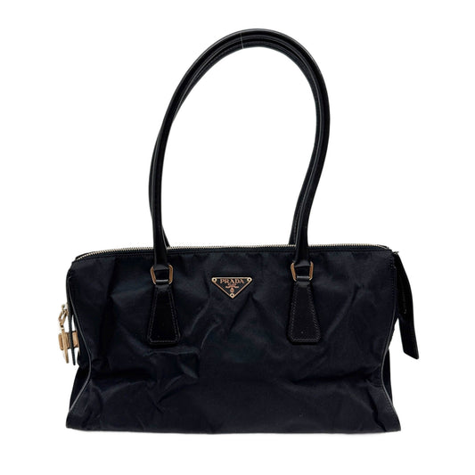 Black Nylon Shoulder Bag