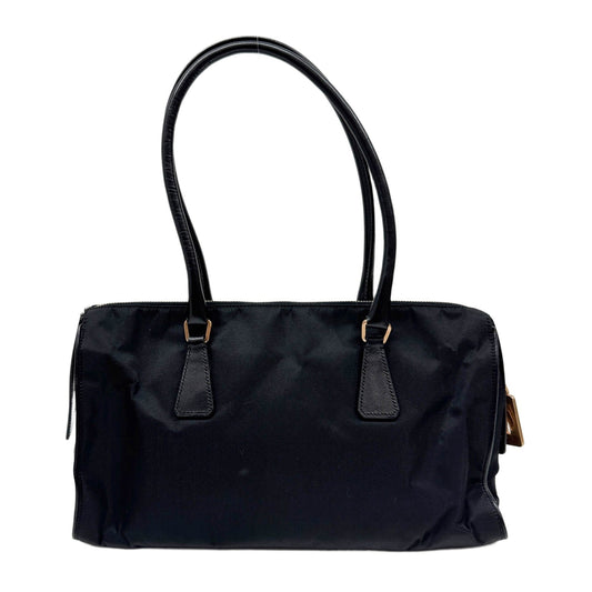 Black Nylon Shoulder Bag