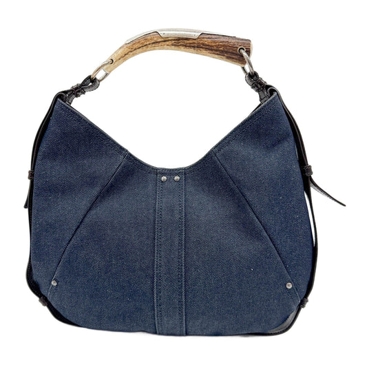 Mombasa Blue Denim Shoulder Bag