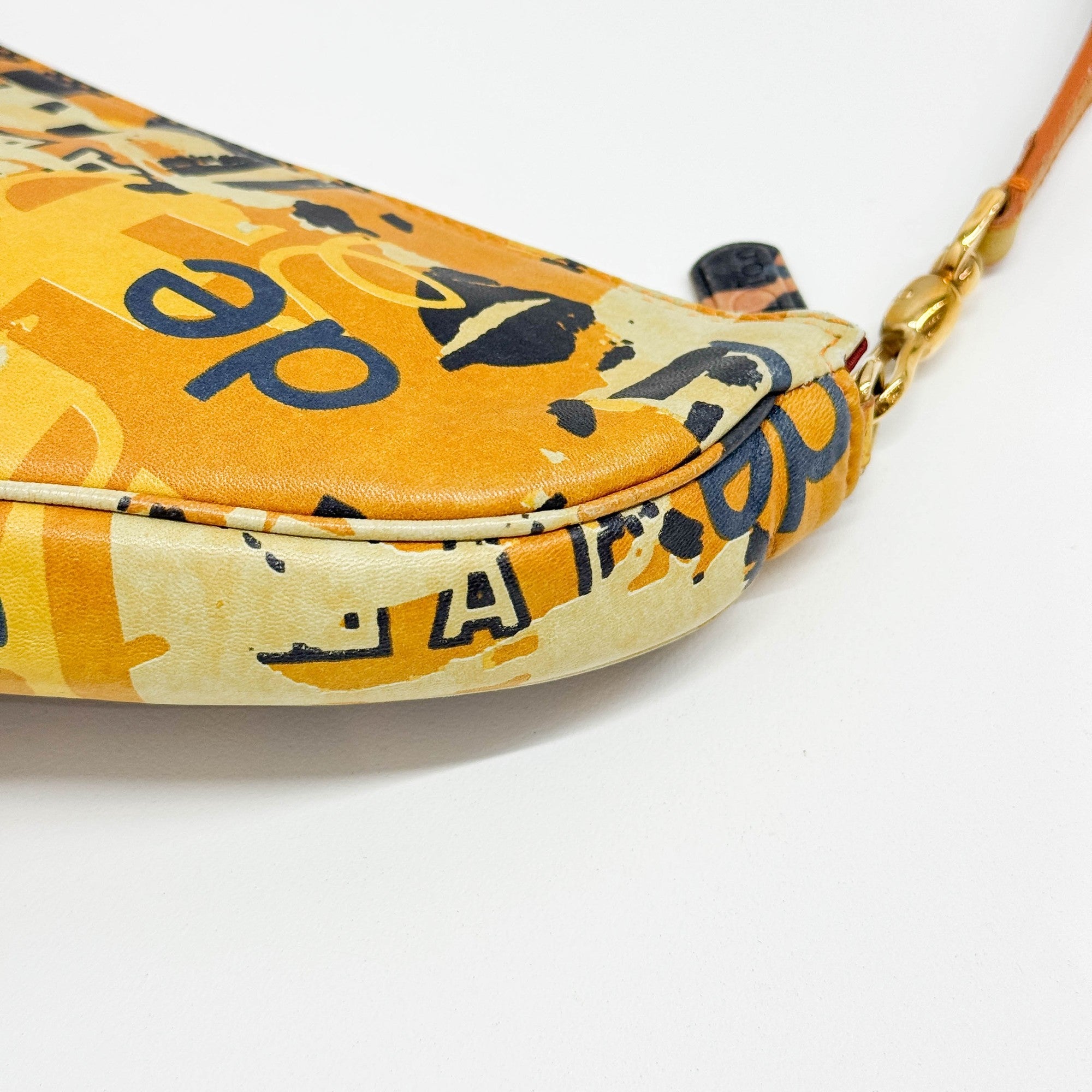 Saddle Pouch Multicolor Leather Shoulder Bag