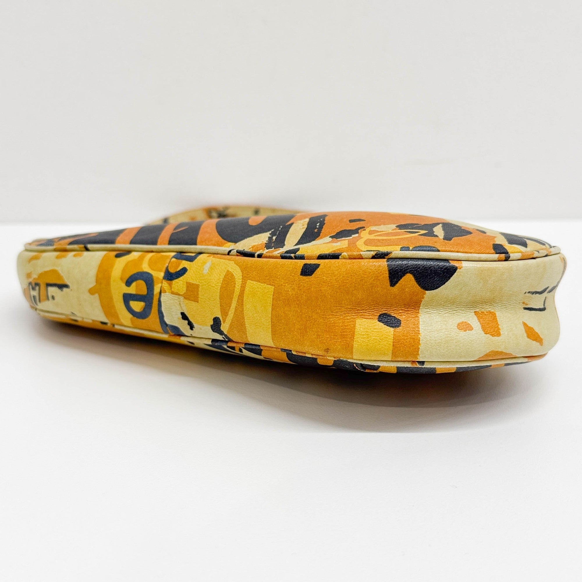 Saddle Pouch Multicolor Leather Shoulder Bag