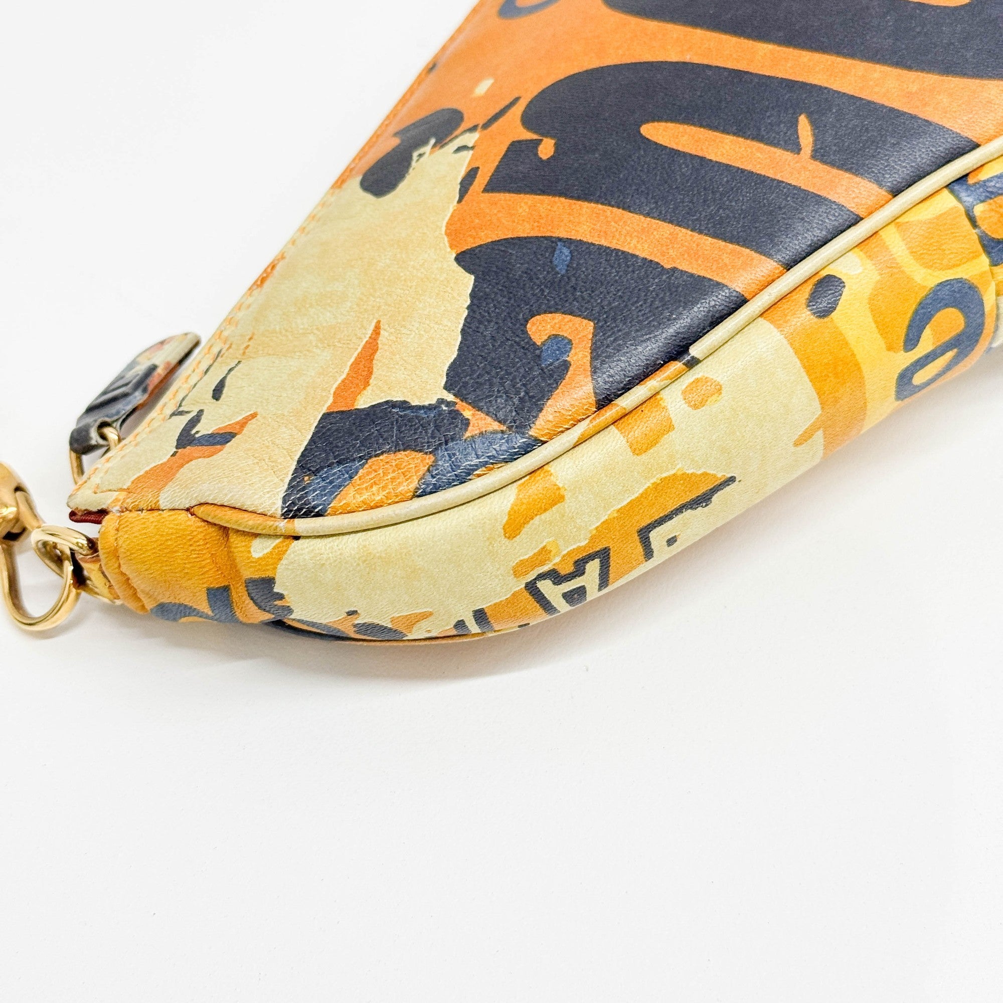 Saddle Pouch Multicolor Leather Shoulder Bag