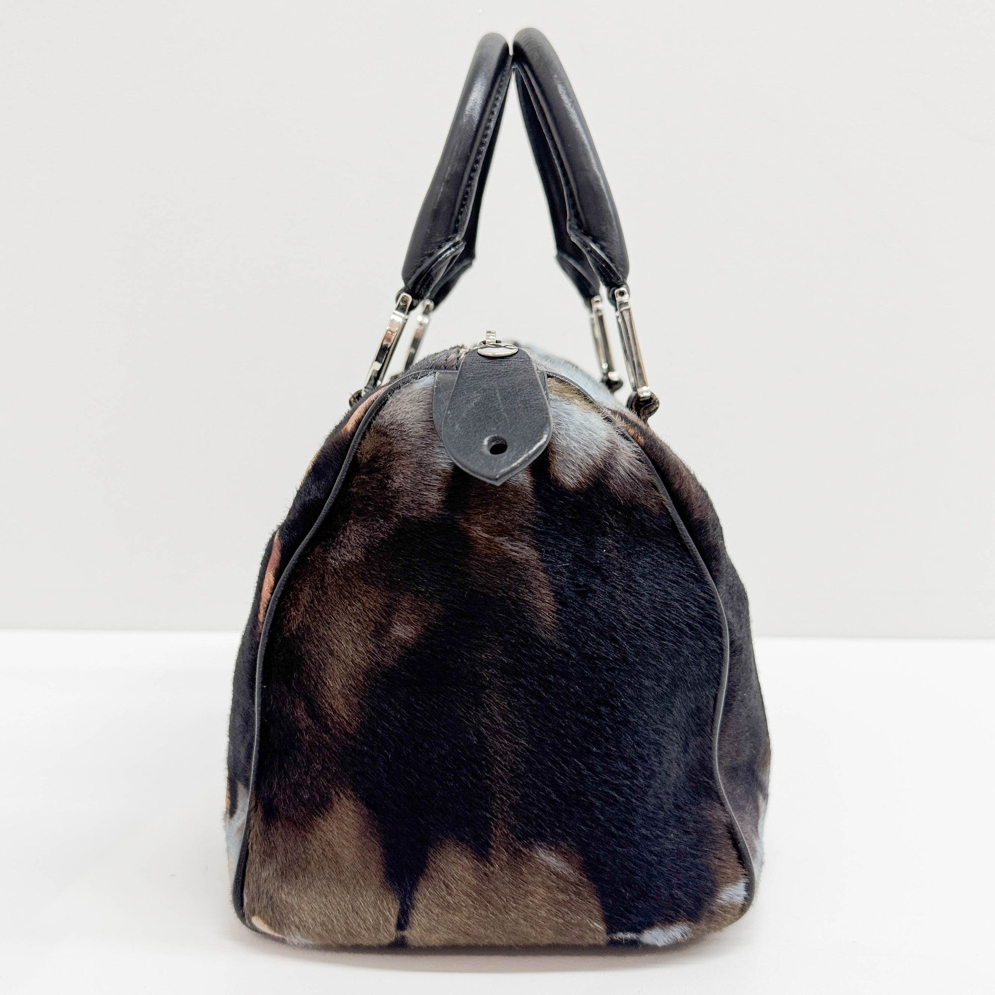 Boston Multicolor Pony Hair Hand Bag