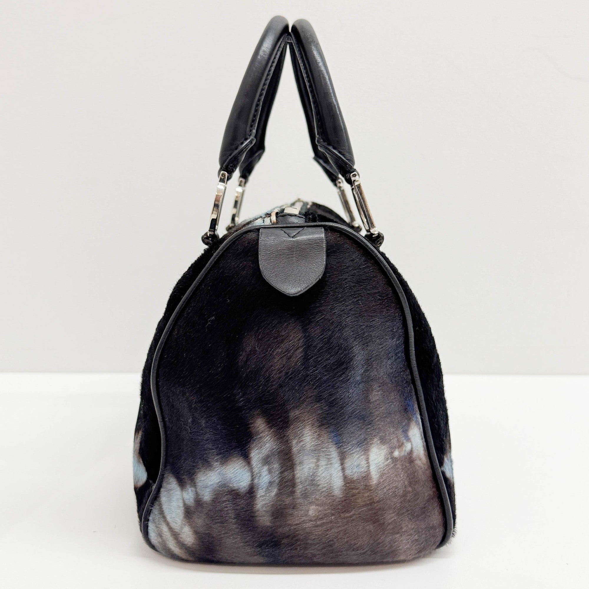 Boston Multicolor Pony Hair Hand Bag