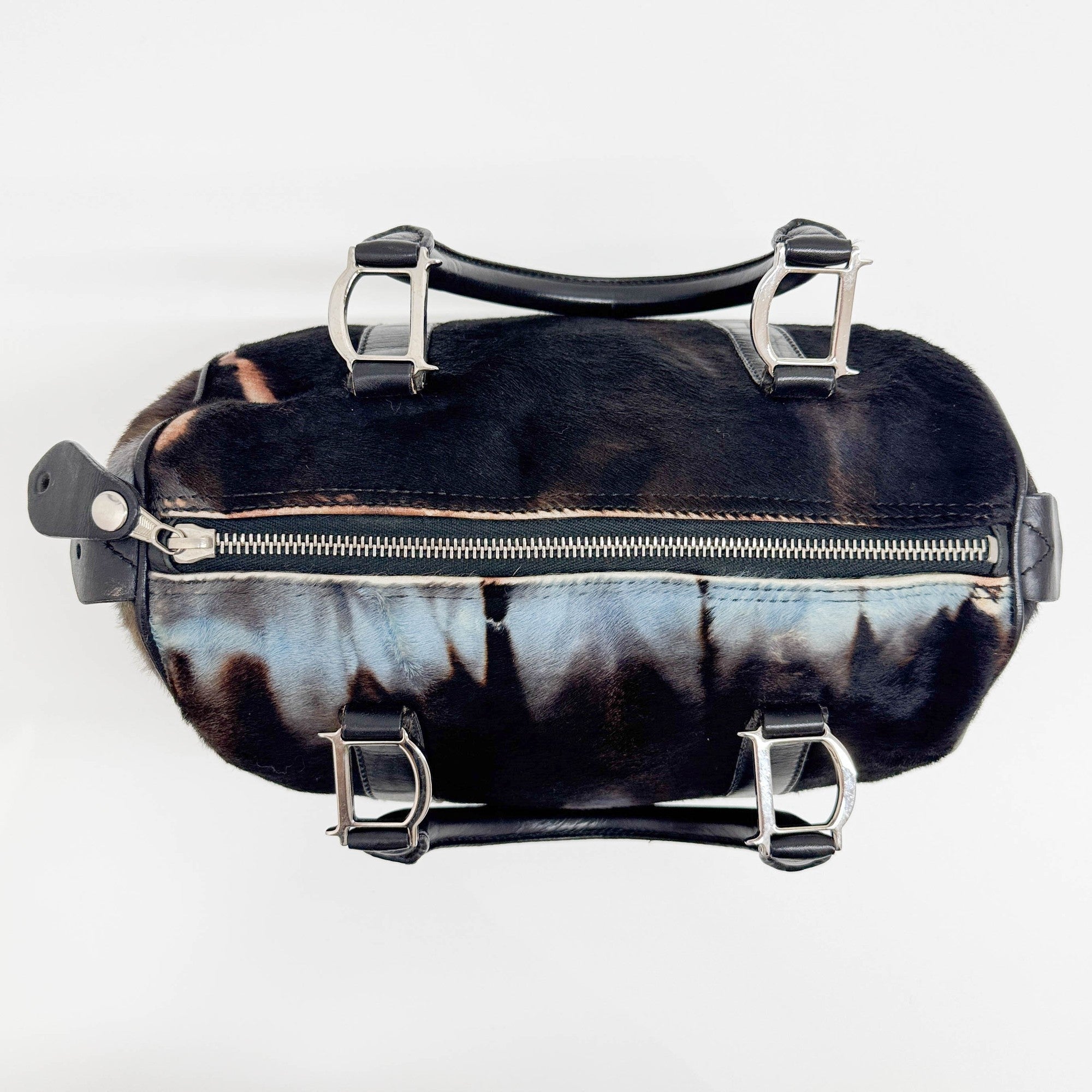 Boston Multicolor Pony Hair Hand Bag