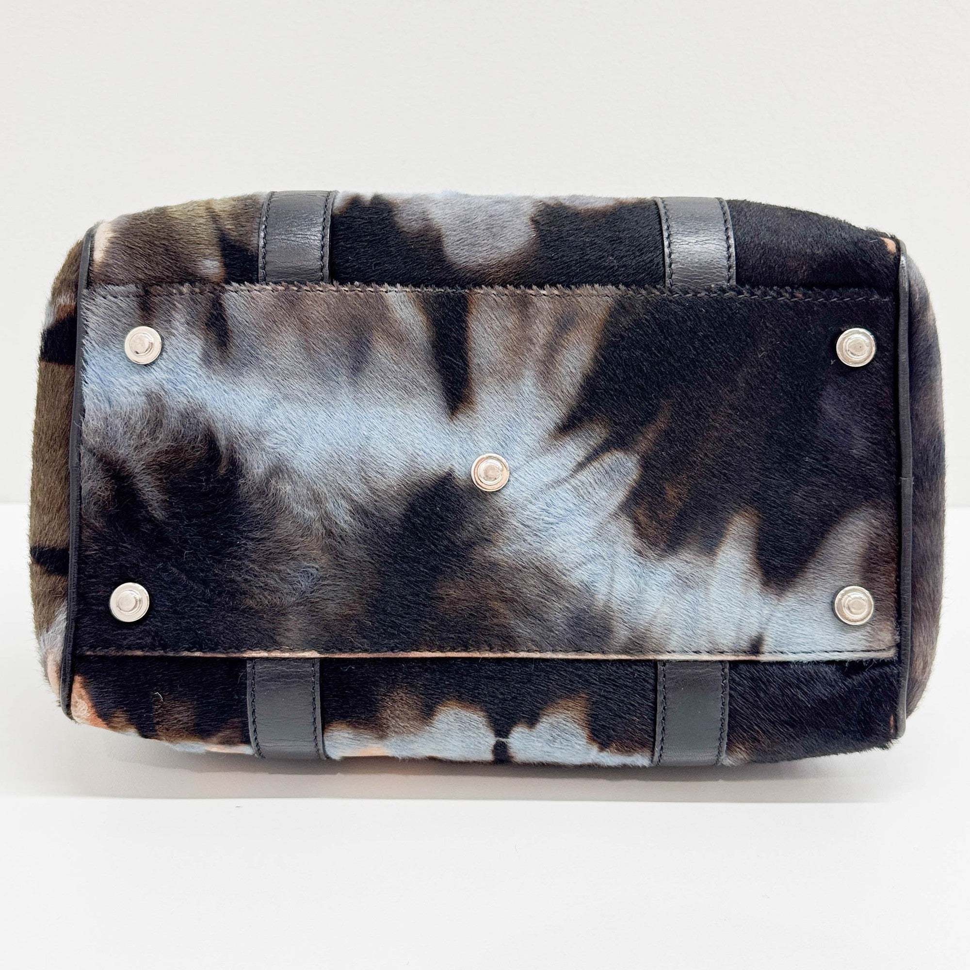 Boston Multicolor Pony Hair Hand Bag