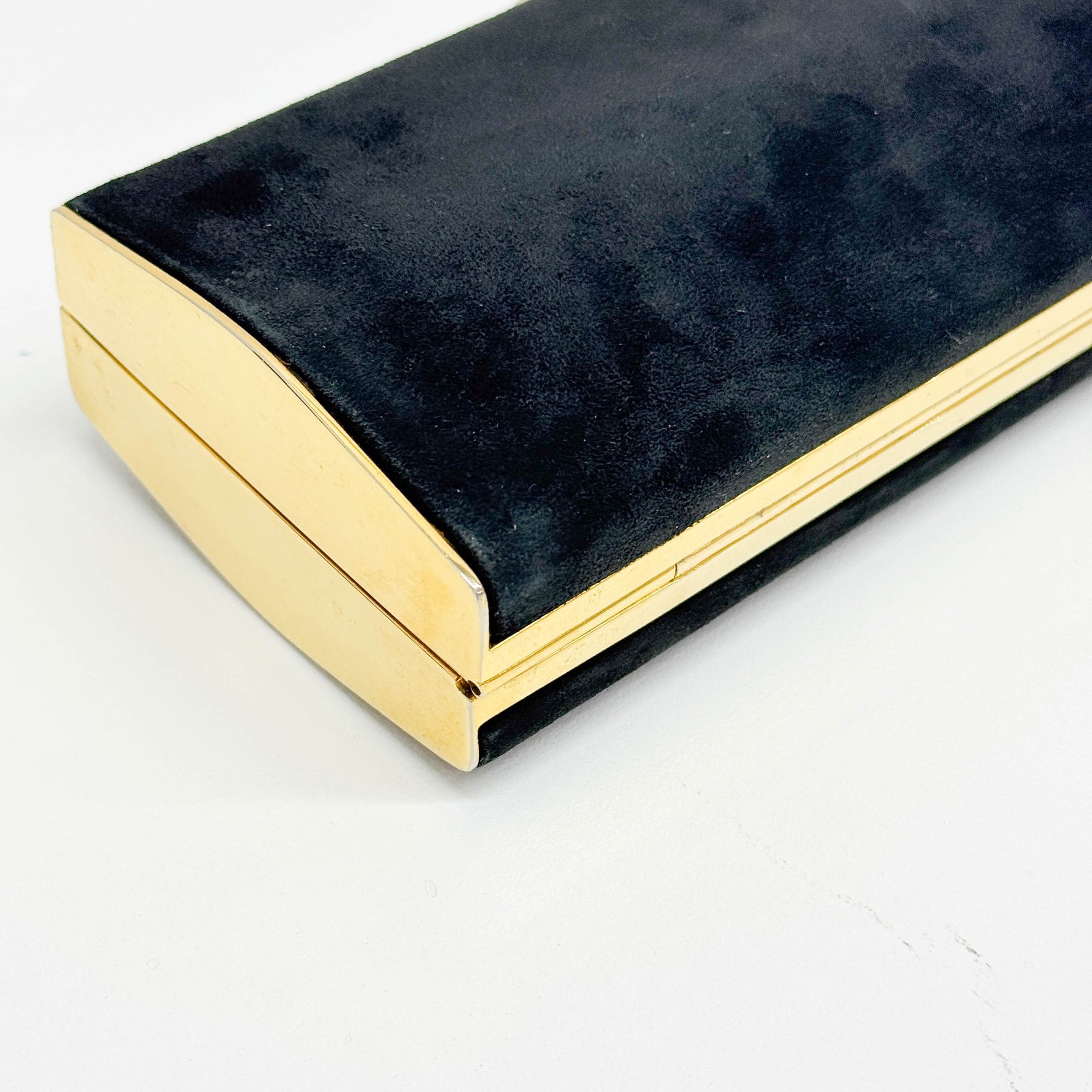 Crécy Black Suede Two Way Bag