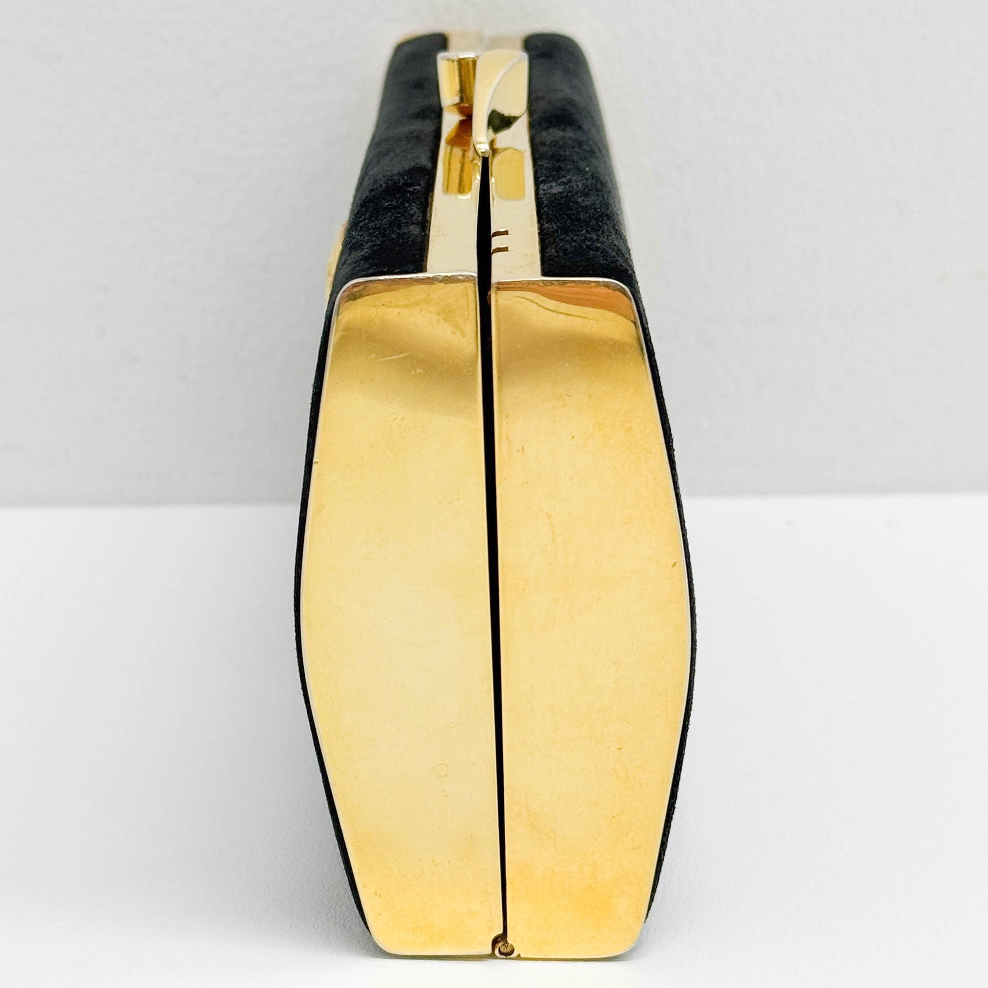 Crécy Black Suede Two Way Bag