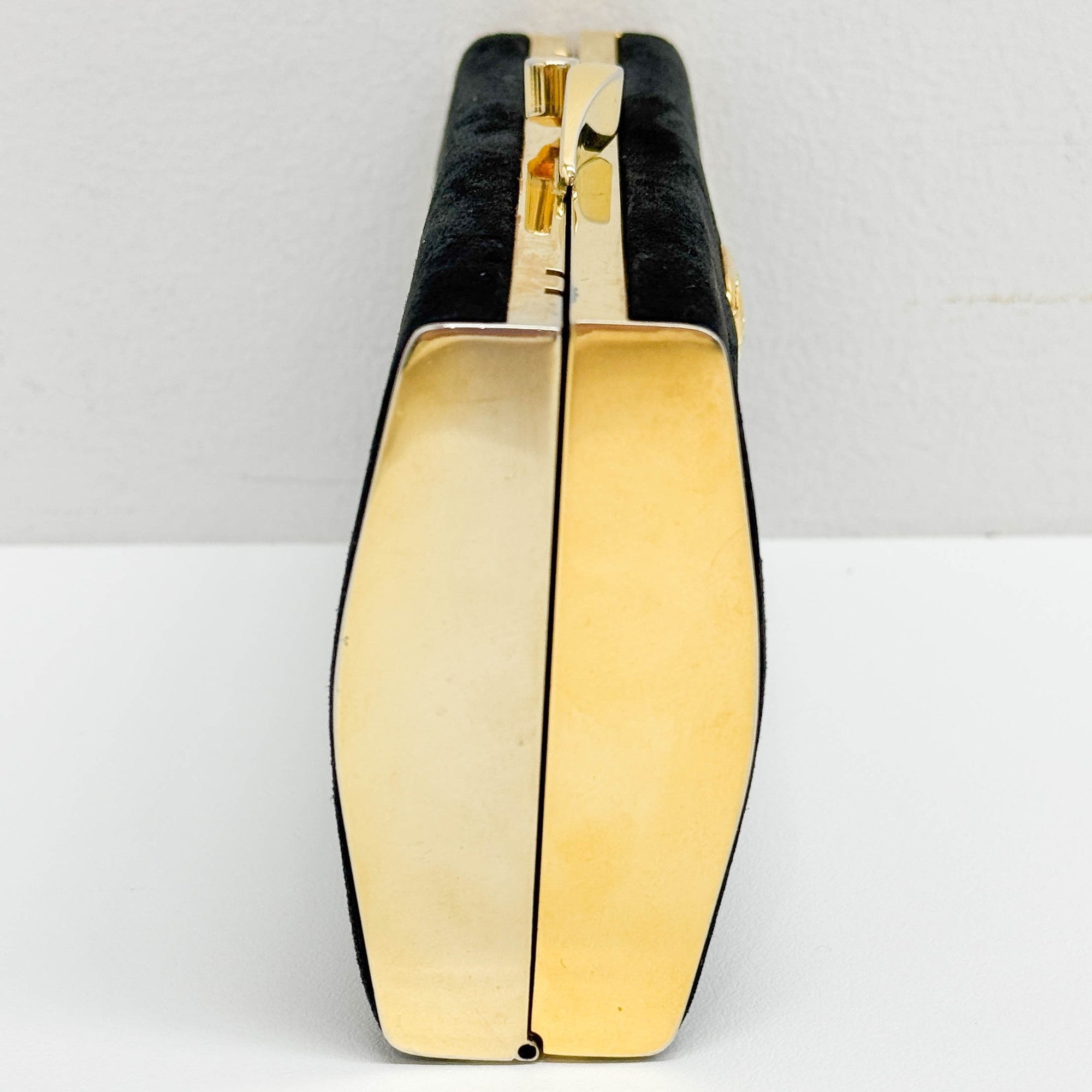 Crécy Black Suede Two Way Bag