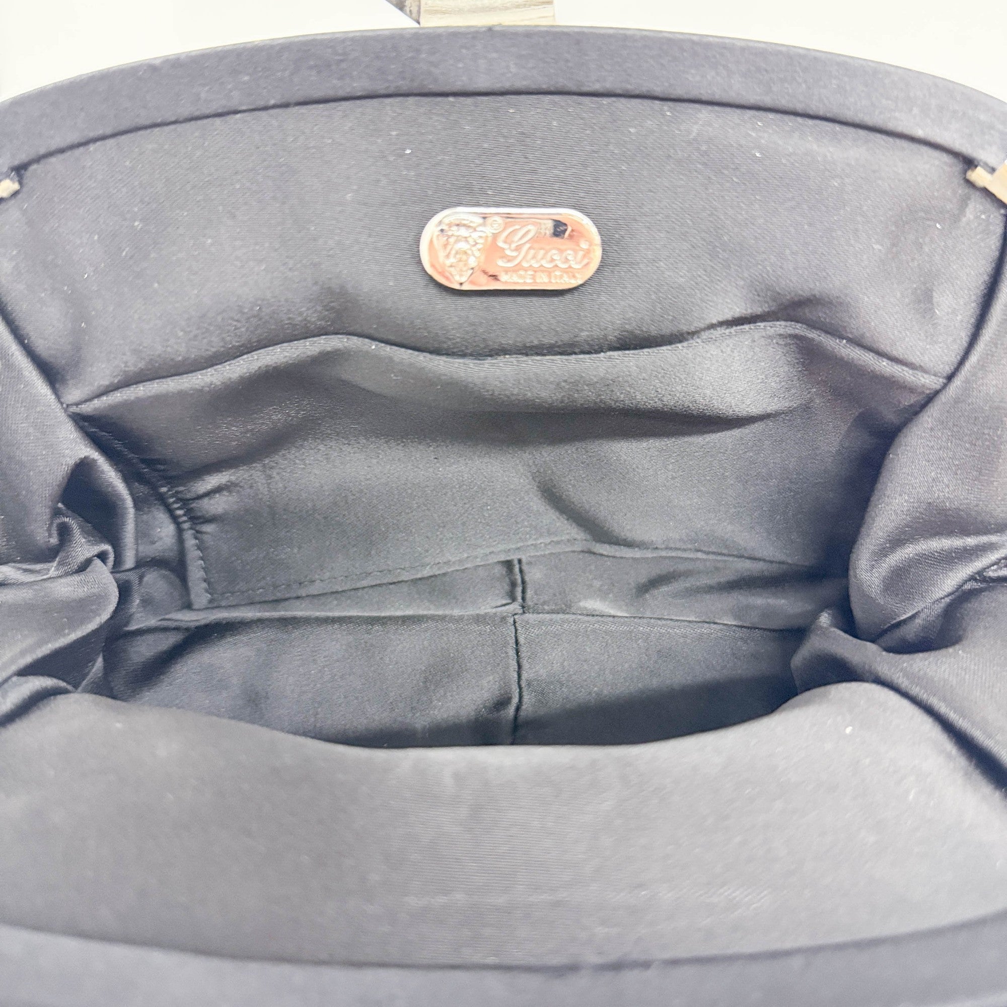 Beaded Embroidery Black Velvet Shoulder Bag