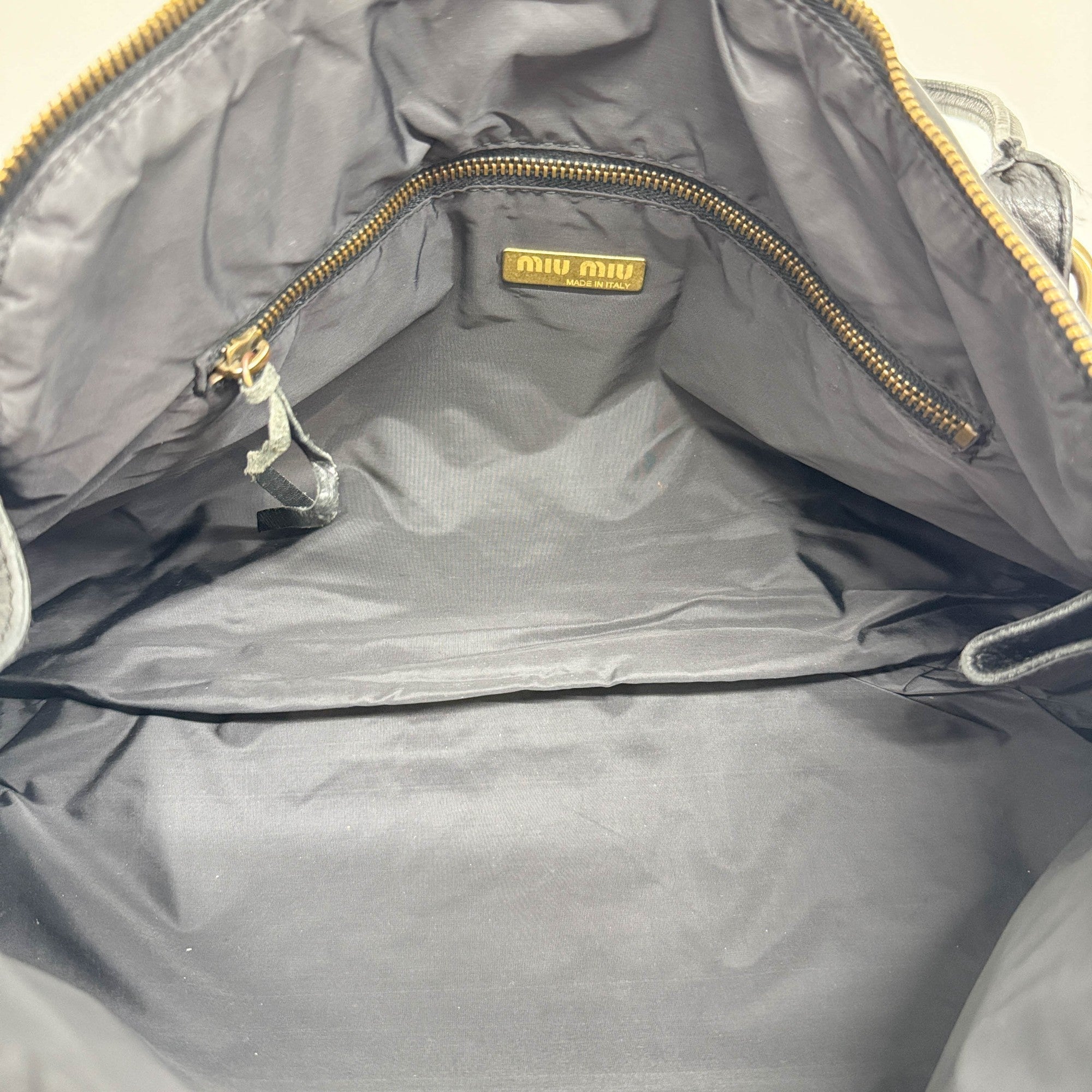 Black Leather Shoulder Bag