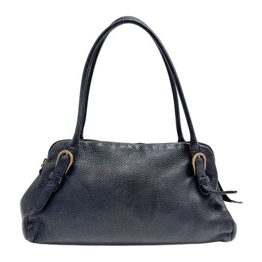 Black Leather Shoulder Bag