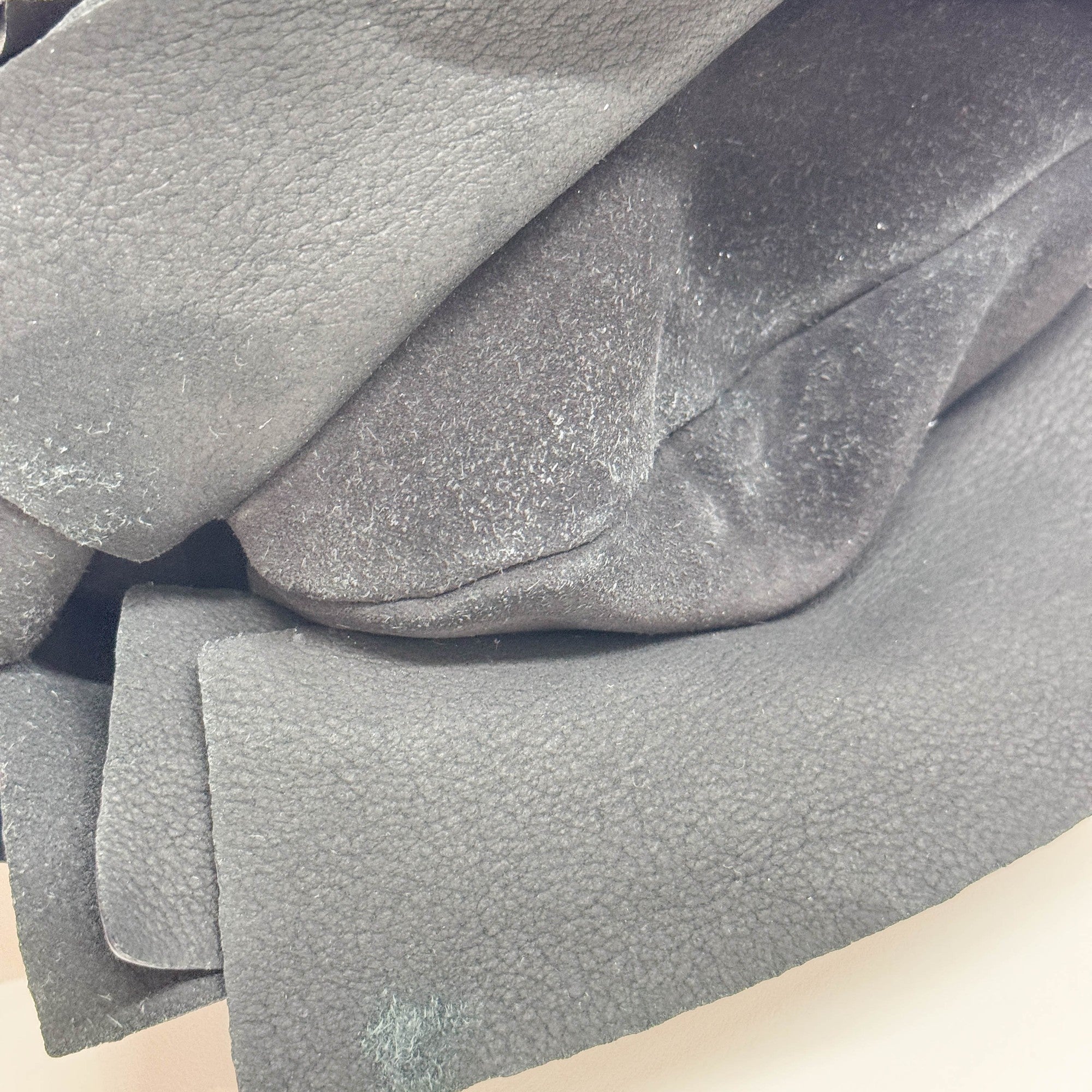 Saint Tropez Black Leather Shoulder Bag