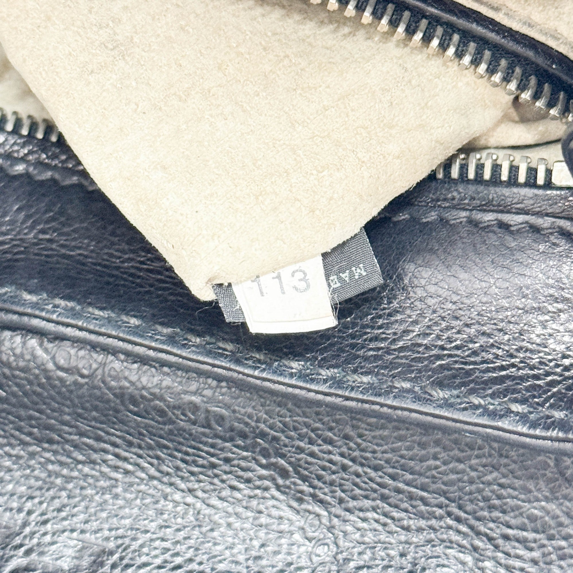 Black Leather Shoulder Bag